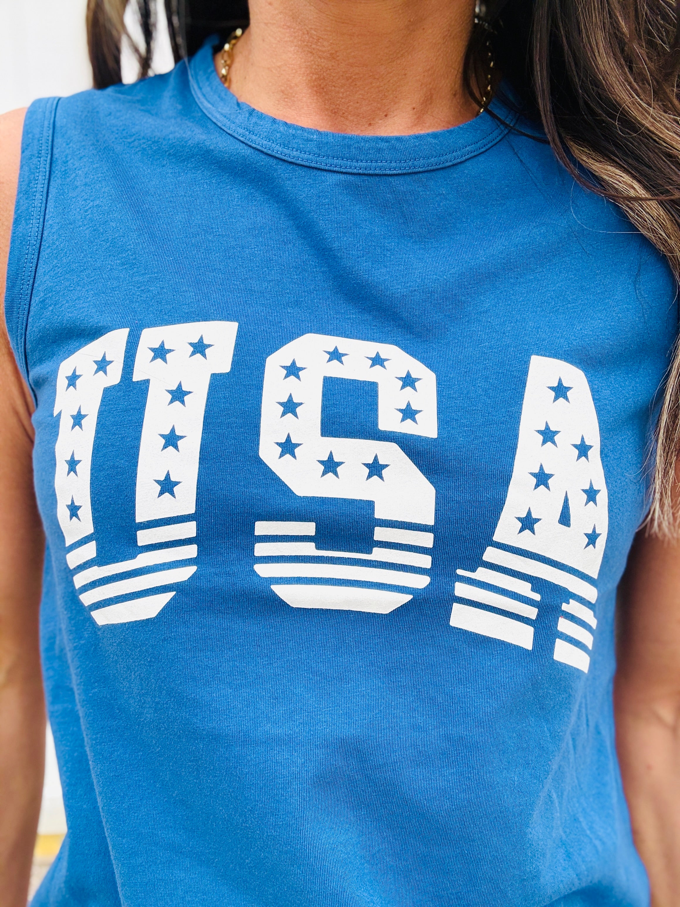 Z Supply Stars & Stripes Muscle Tank