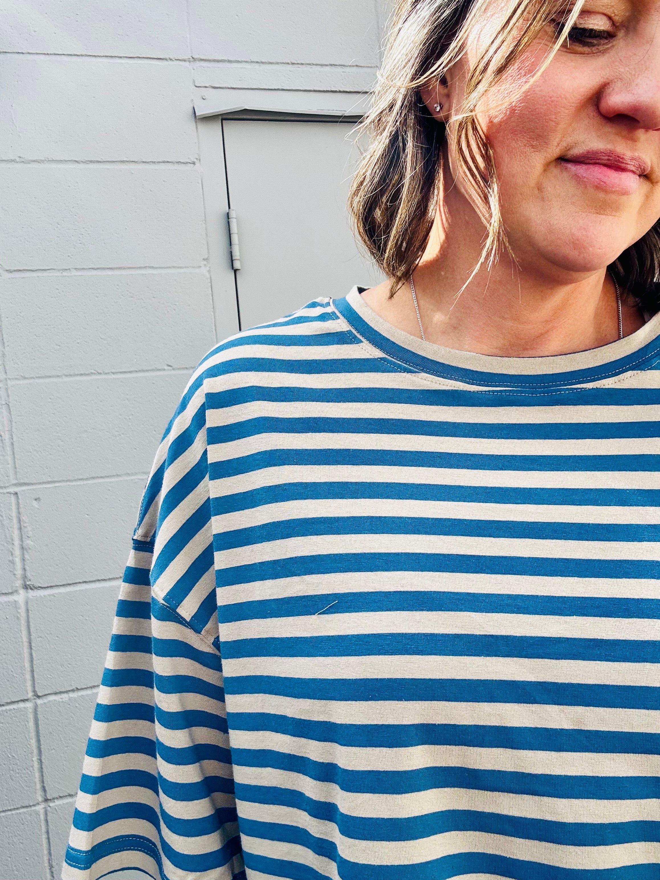 Striped Boyfriend Tee
