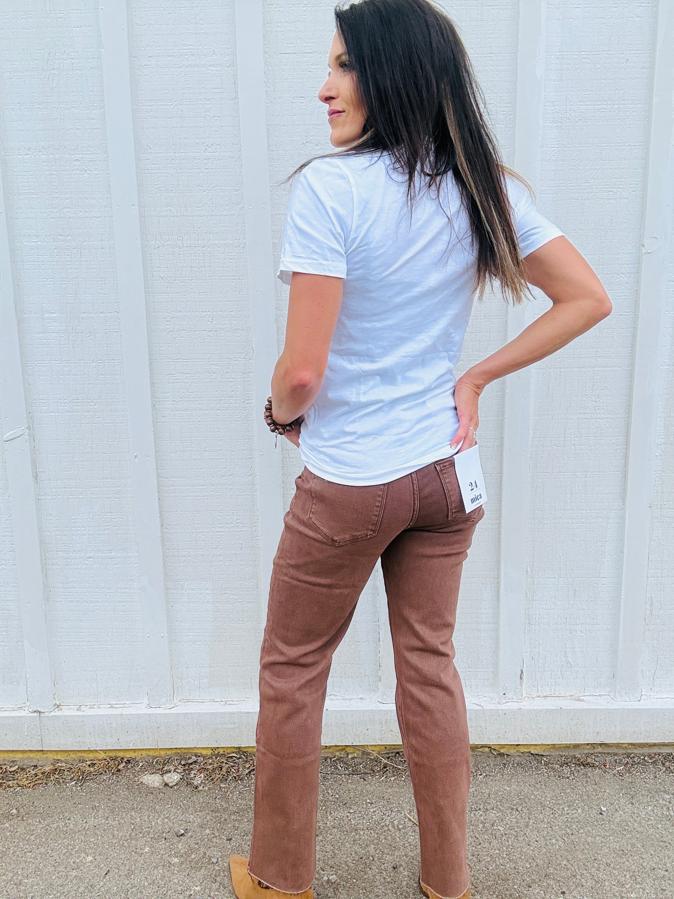 MICA HR Ankle Straight in Tobacco