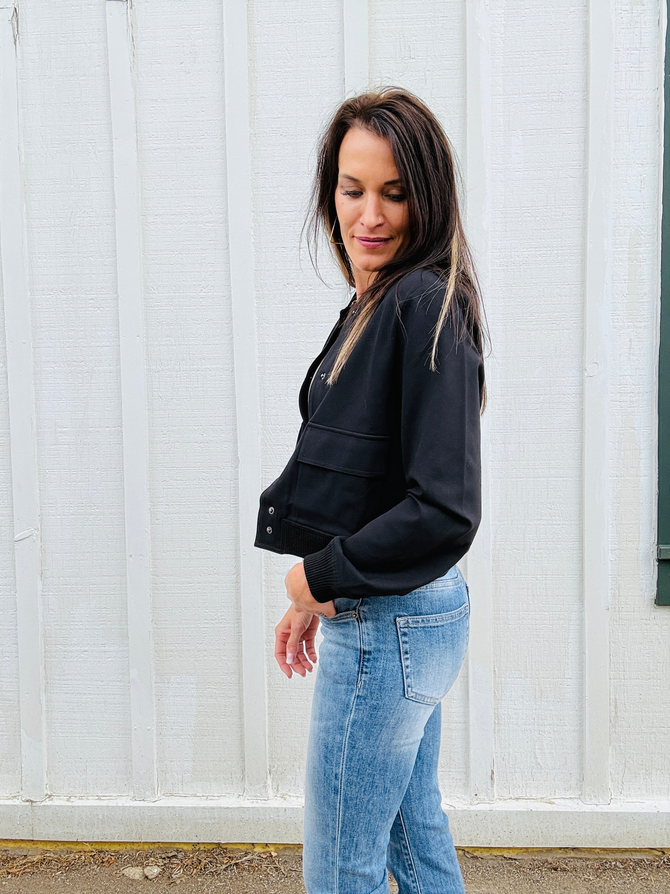 ELAN Kennedy Bomber Jacket