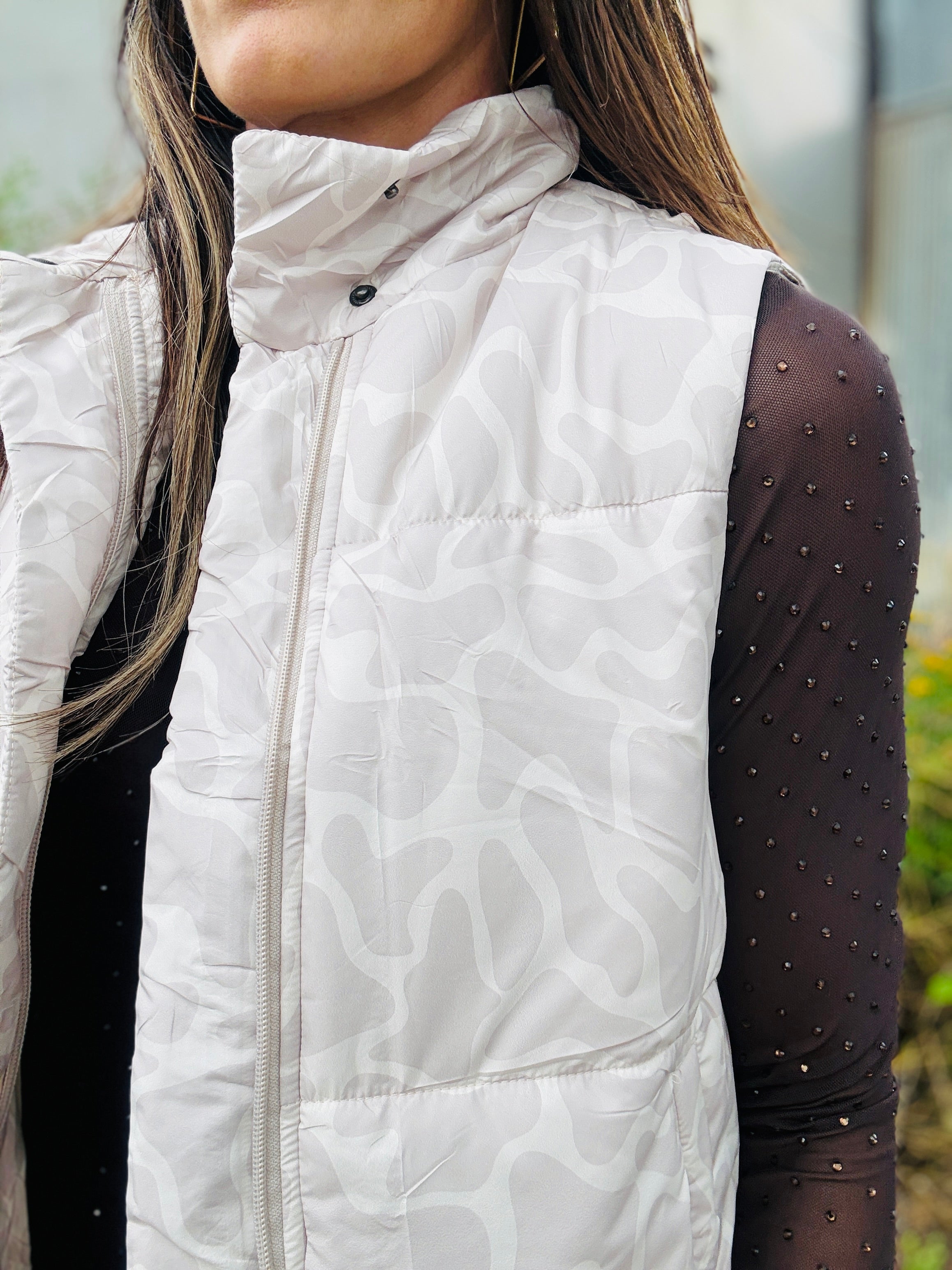 Birdie Puffer Vest Bare Marsh Camo