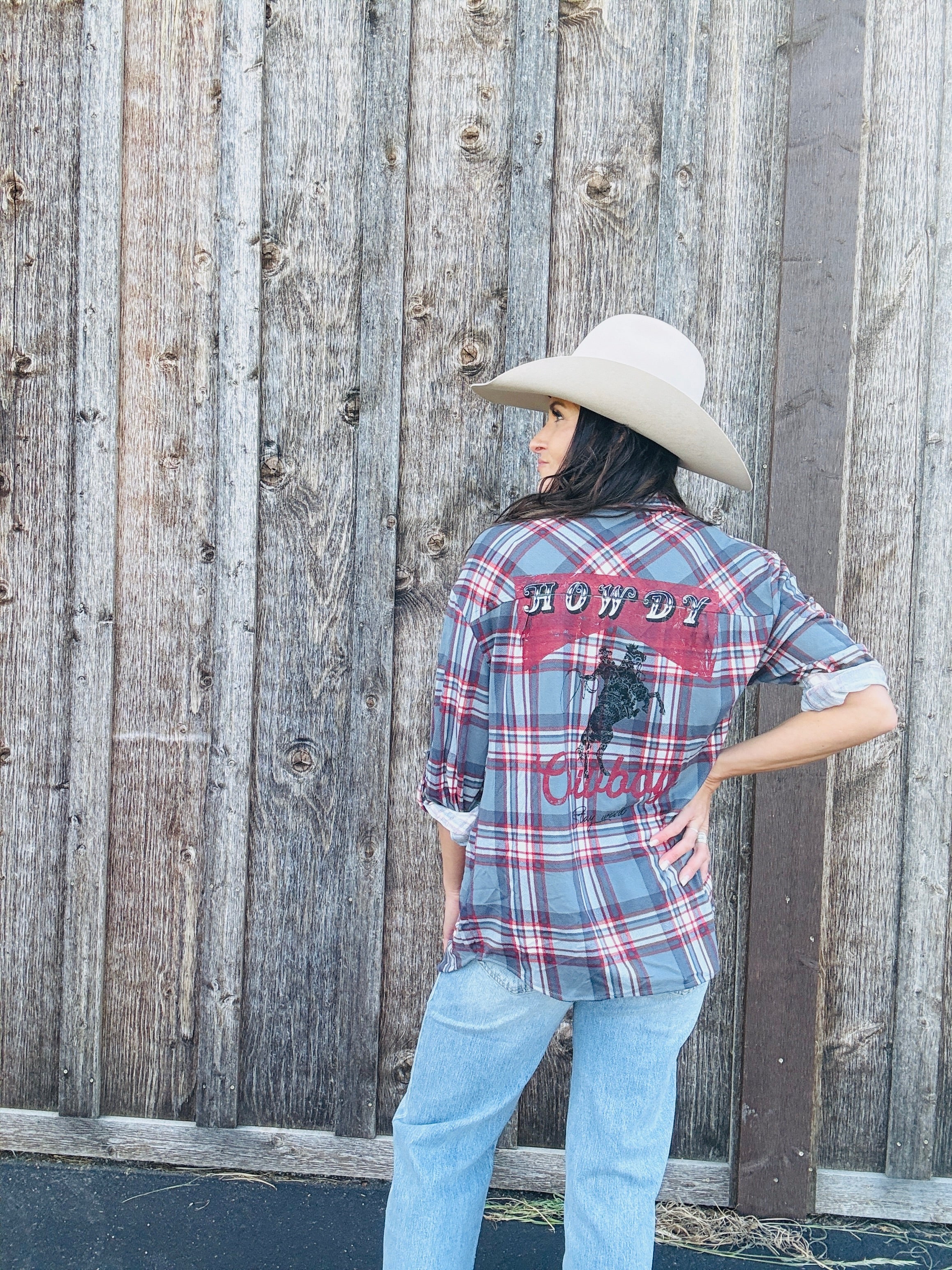 Howdy Cowboy Button Up