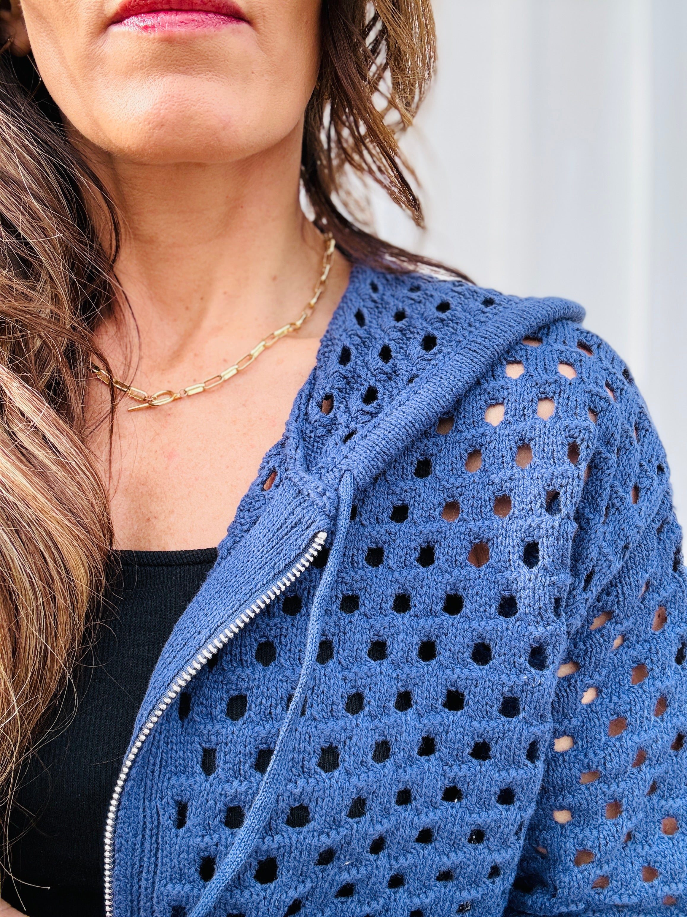 Elan Ava Hoodie Cardigan