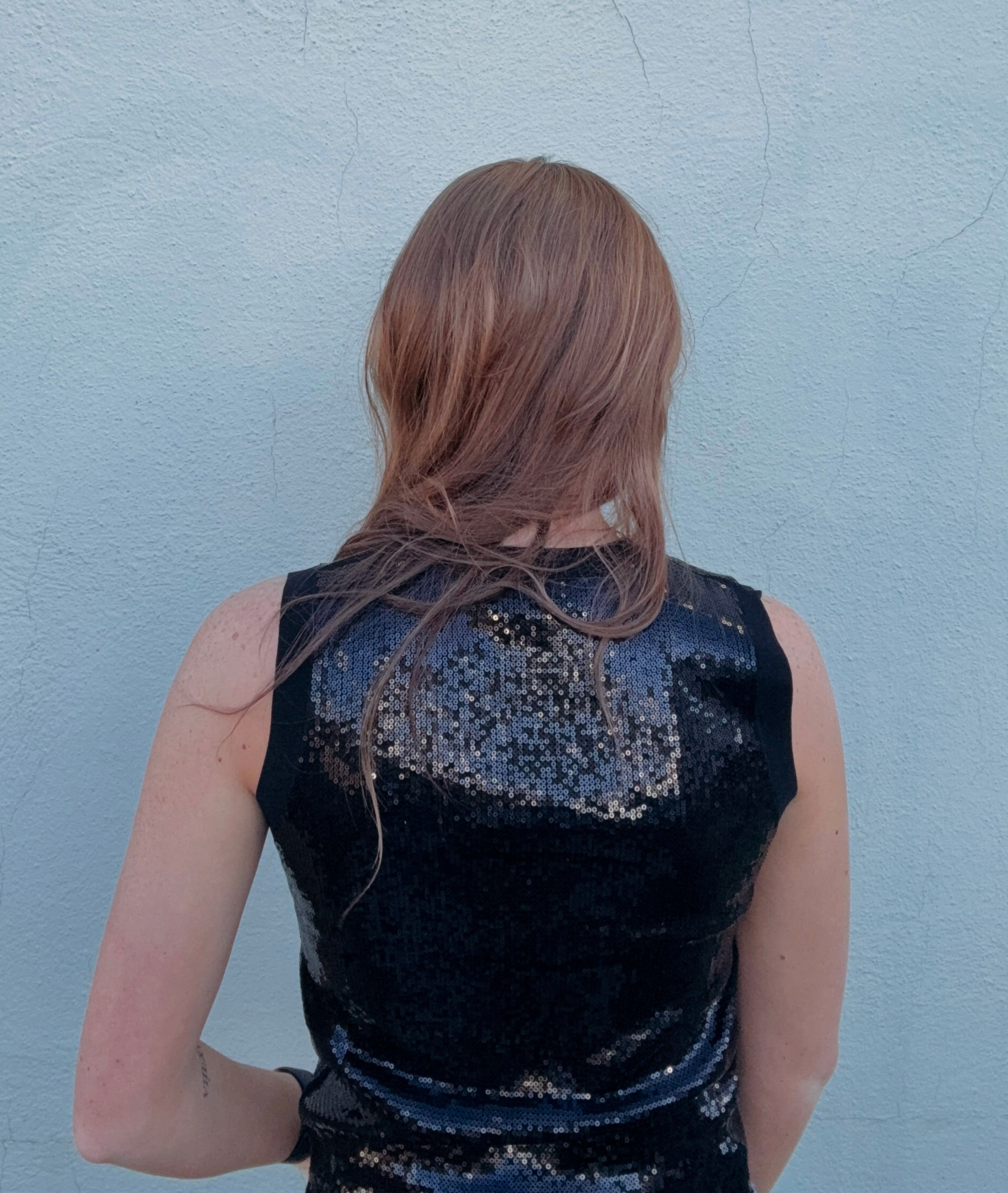 Elan Sequin Dazzle Top