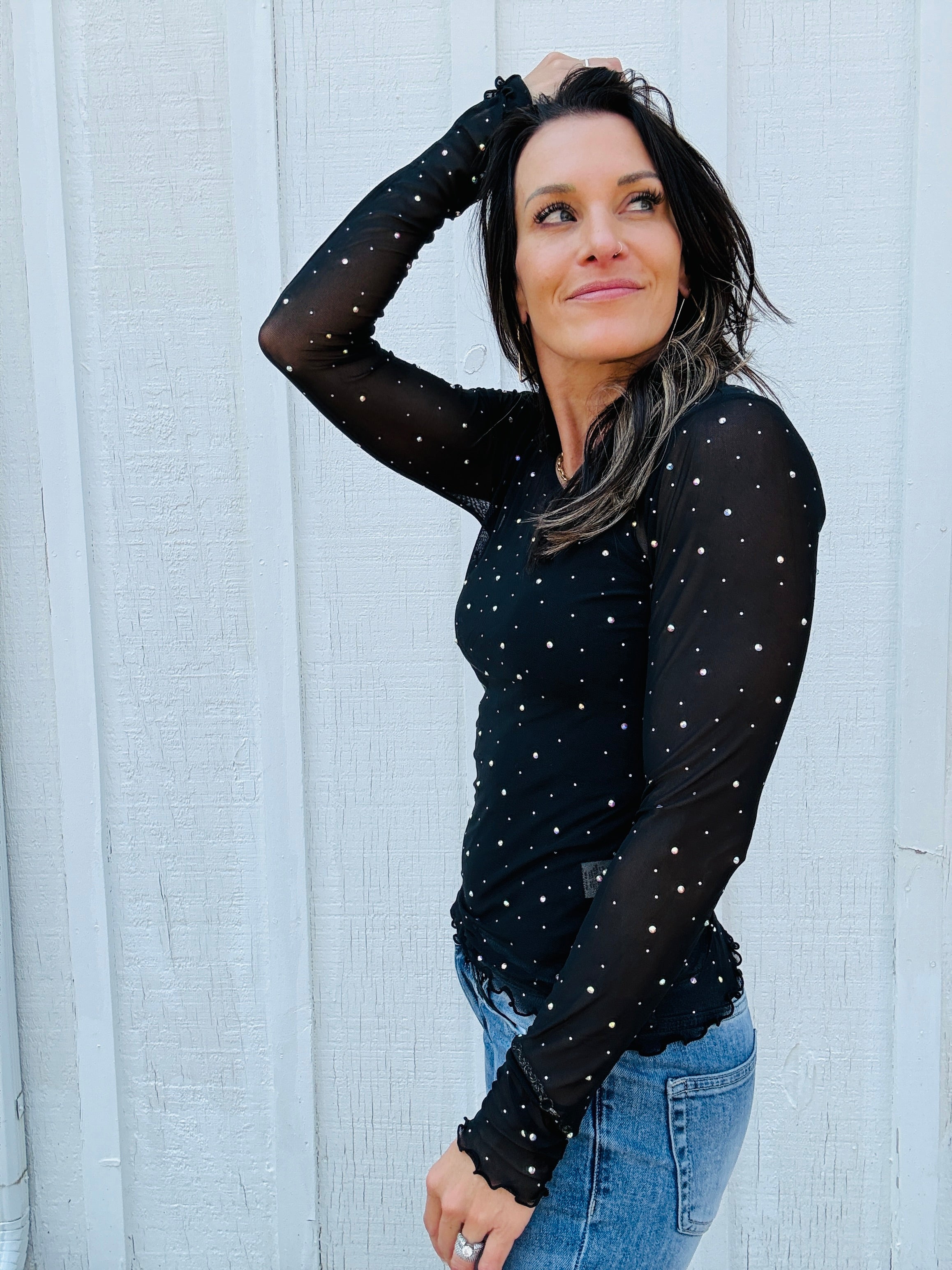 After Hours Sheer Long Sleeve