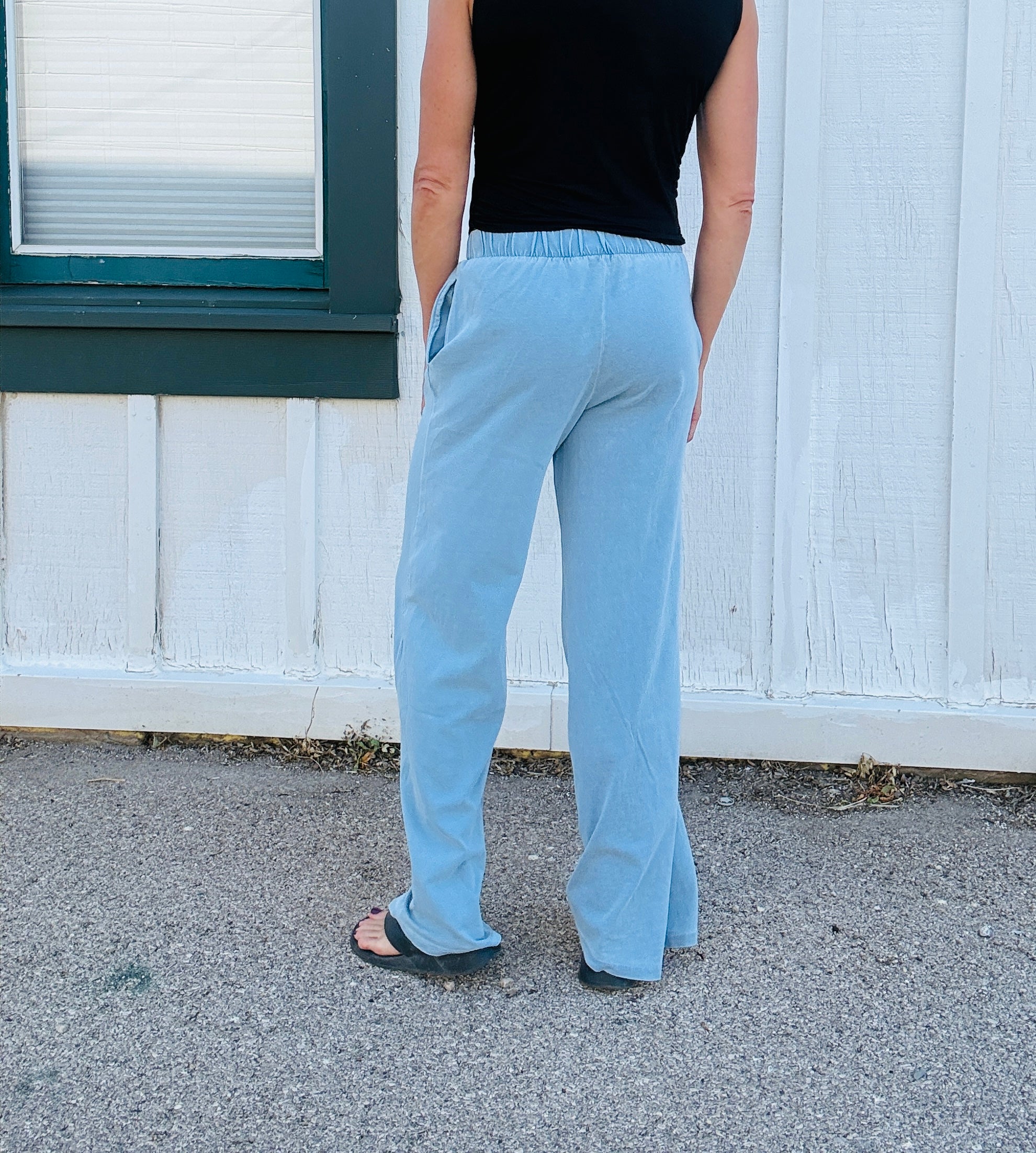 Celeste Washed Knit Bottoms