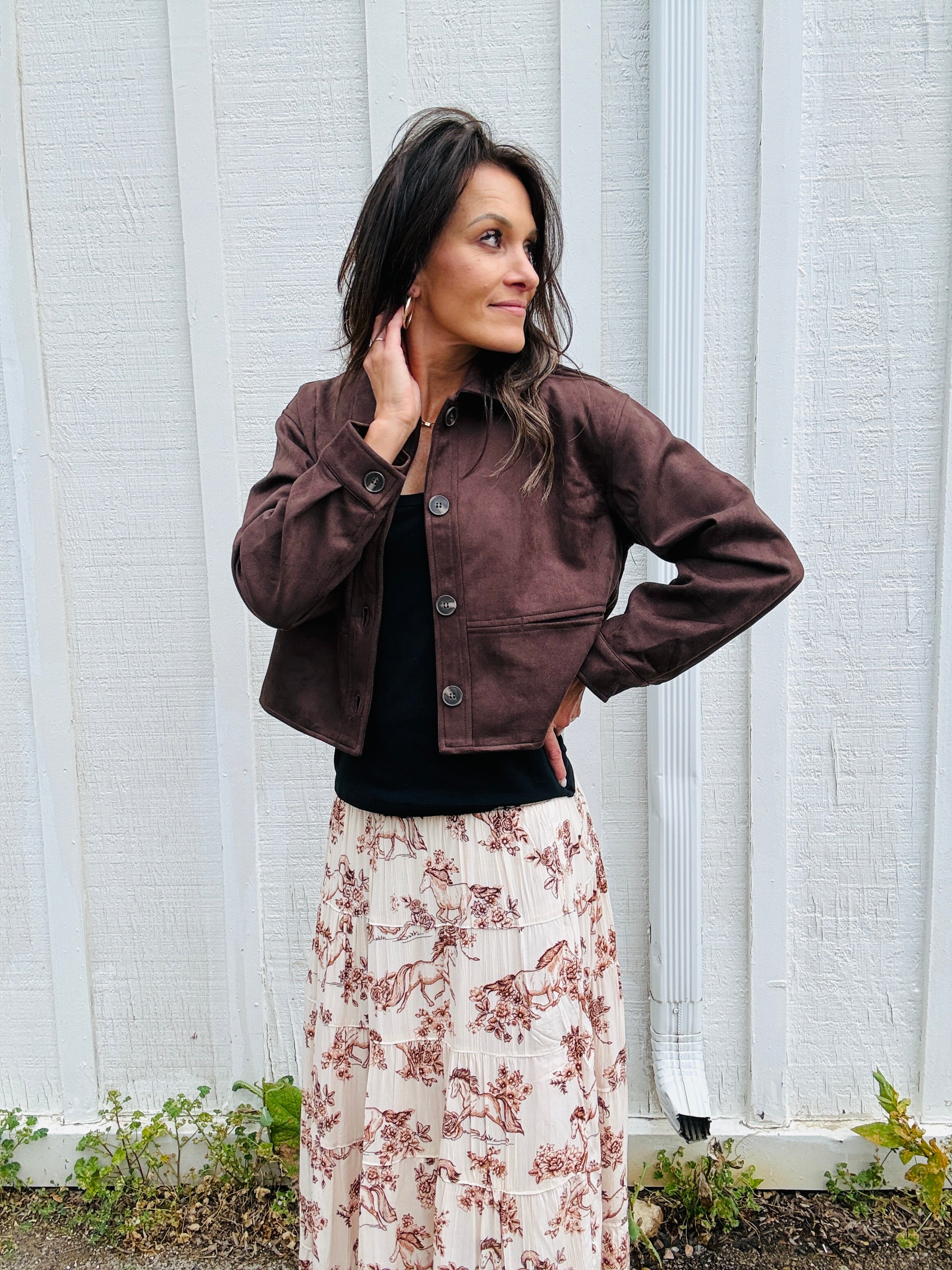 Haley Suede Jacket