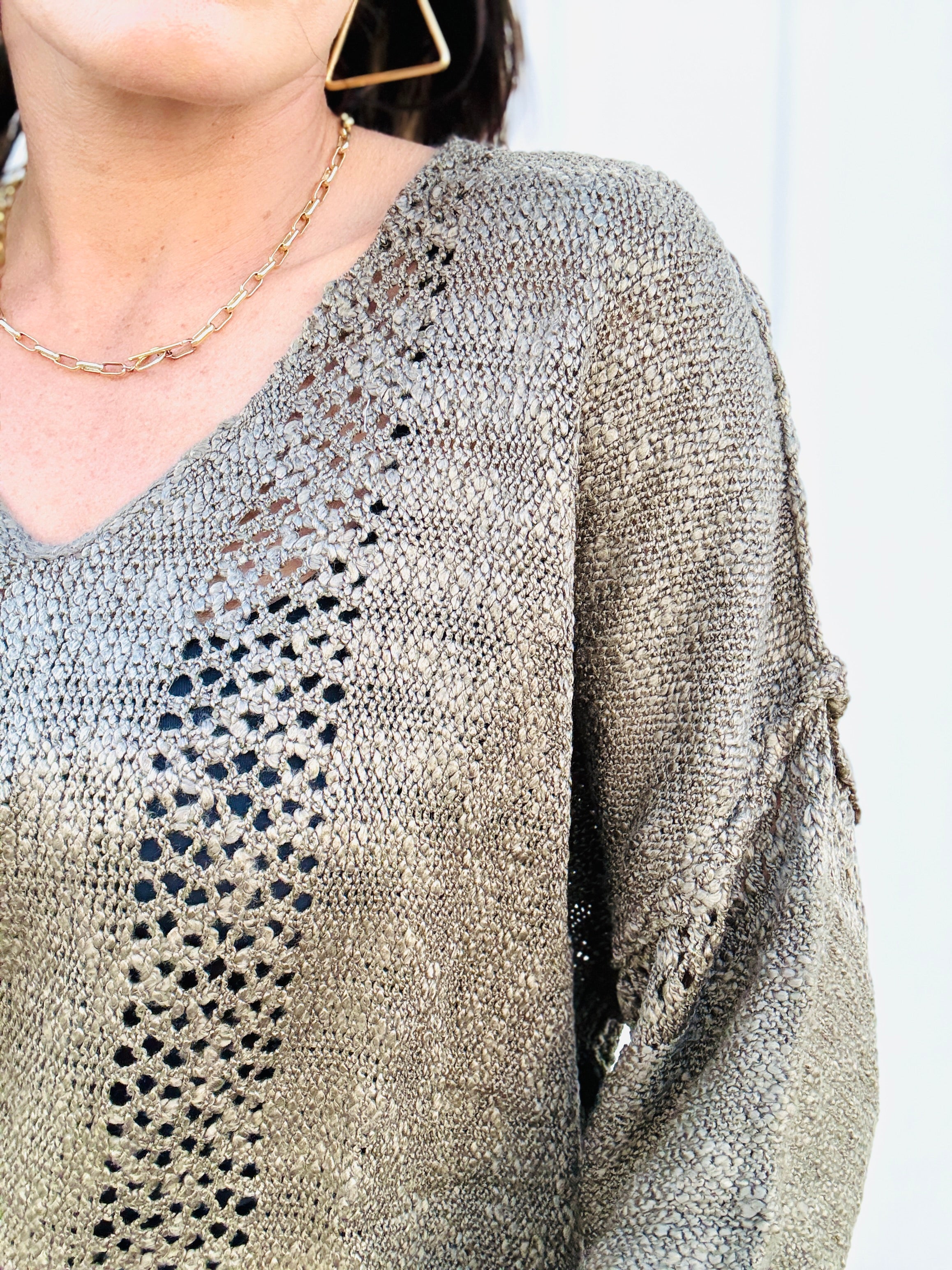 V Neck Summer Sweater