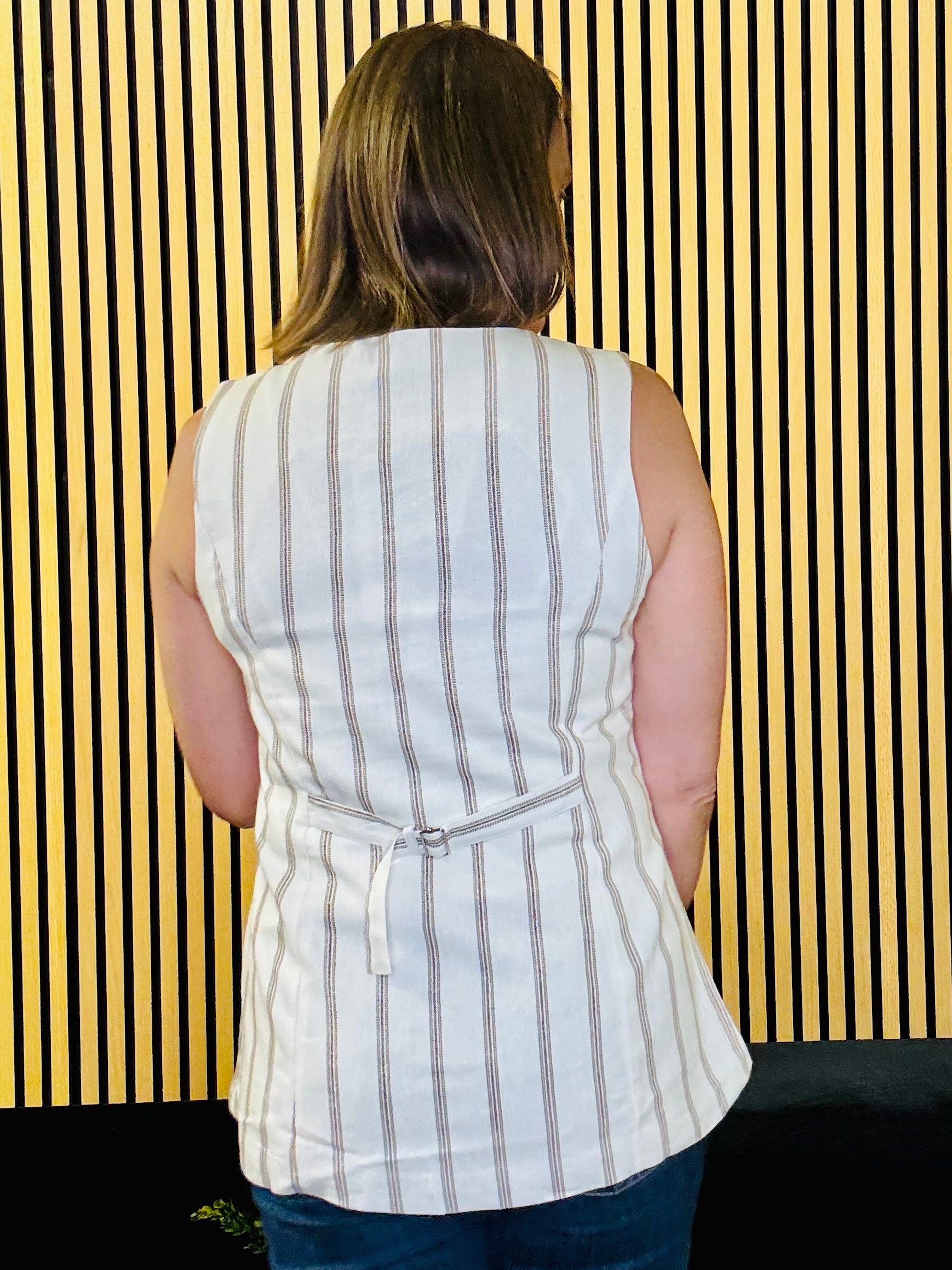 Blaire Striped Vest