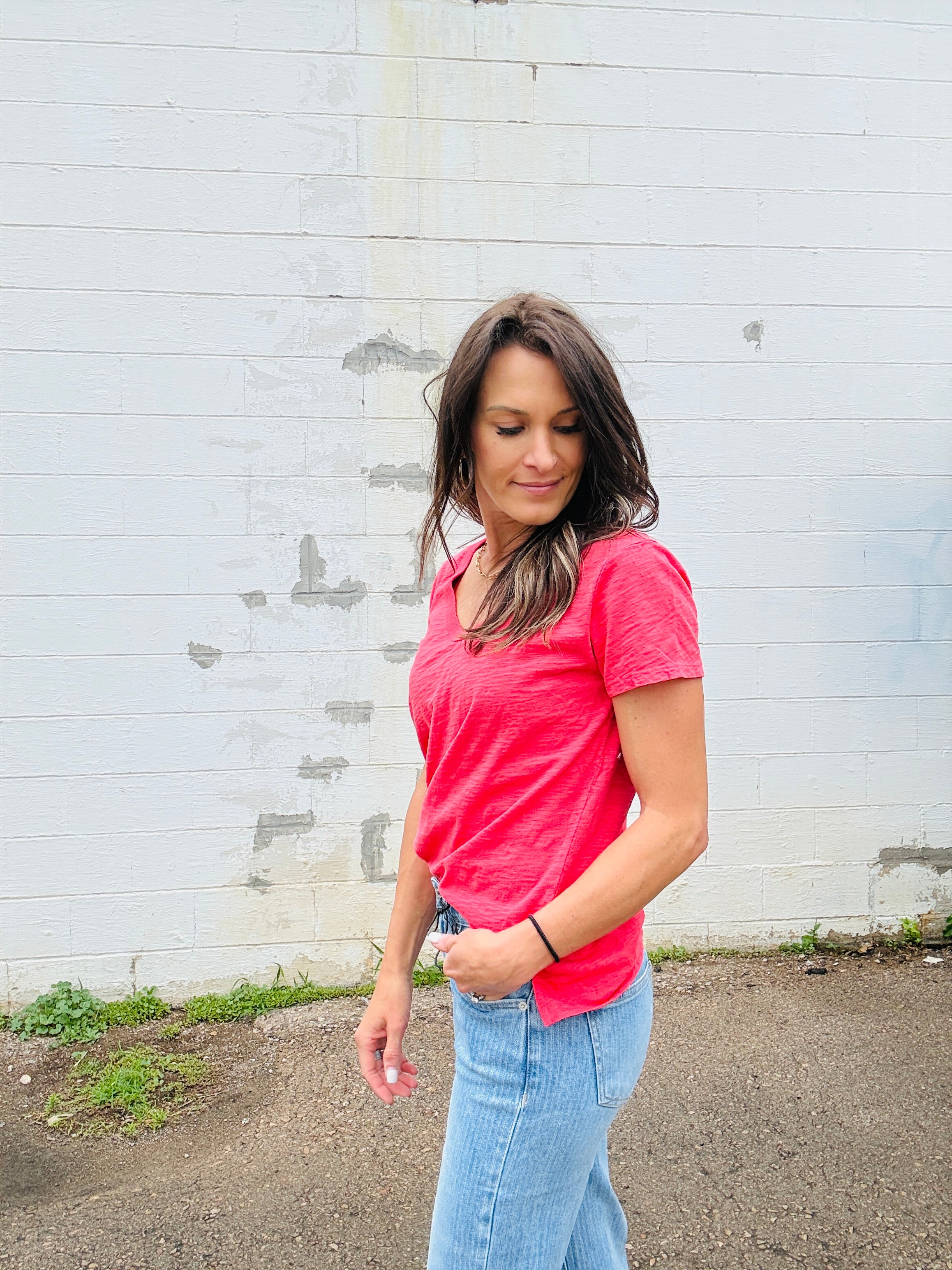 Dylan Deep V-Tee