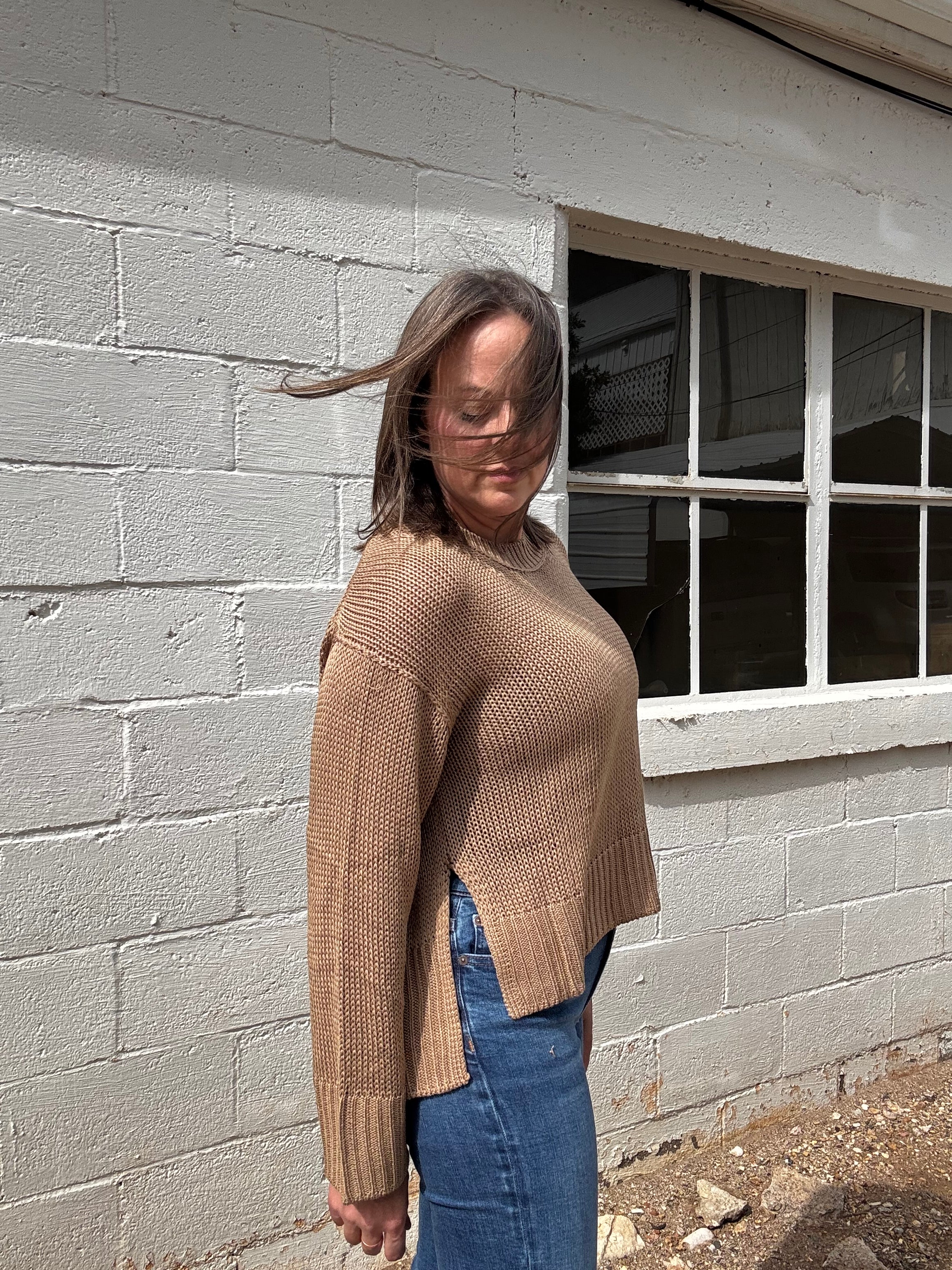 ELAN Margot Ribbed Sweater