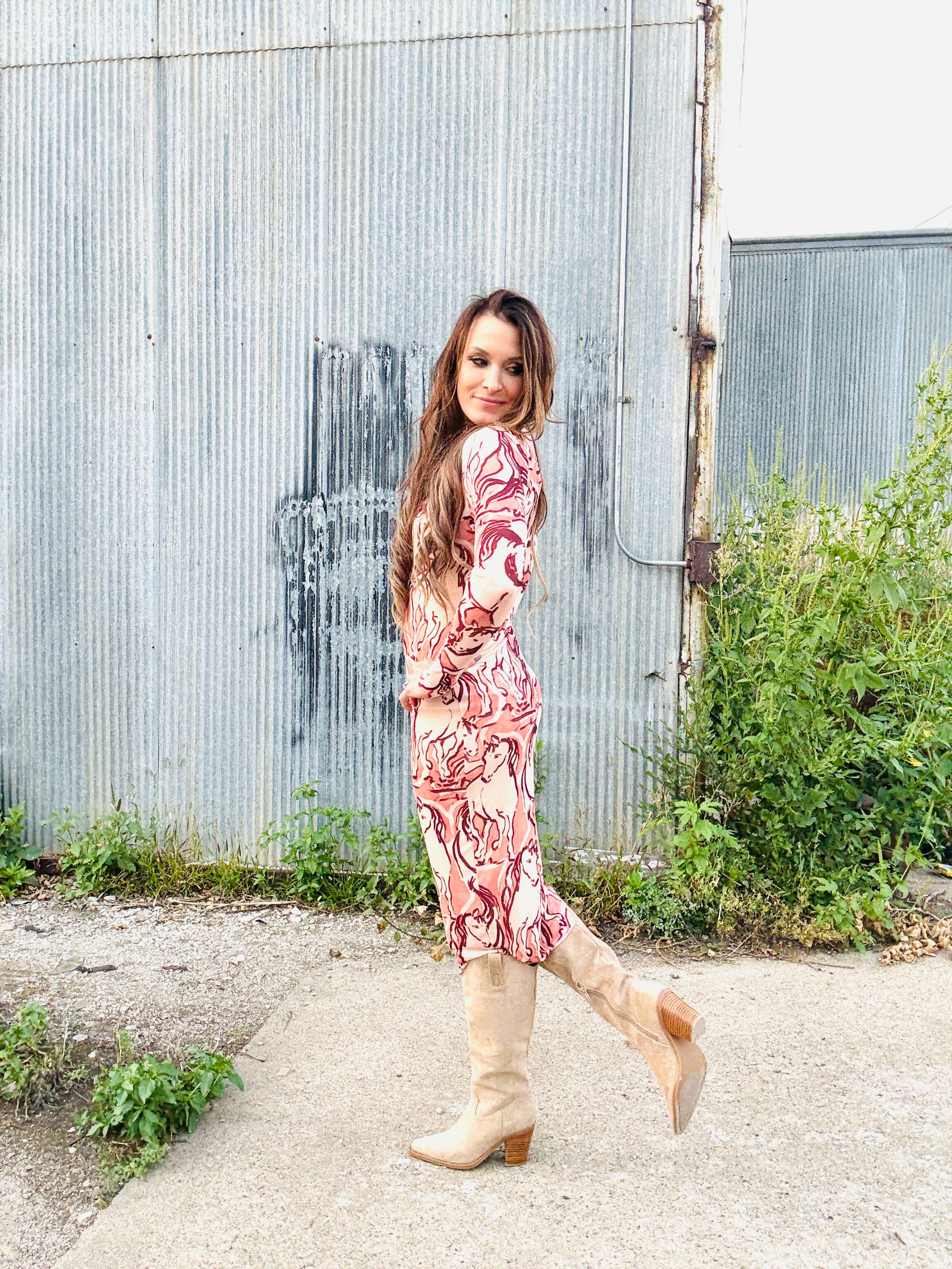 STEVE MADDEN Sorrel Horse Dress