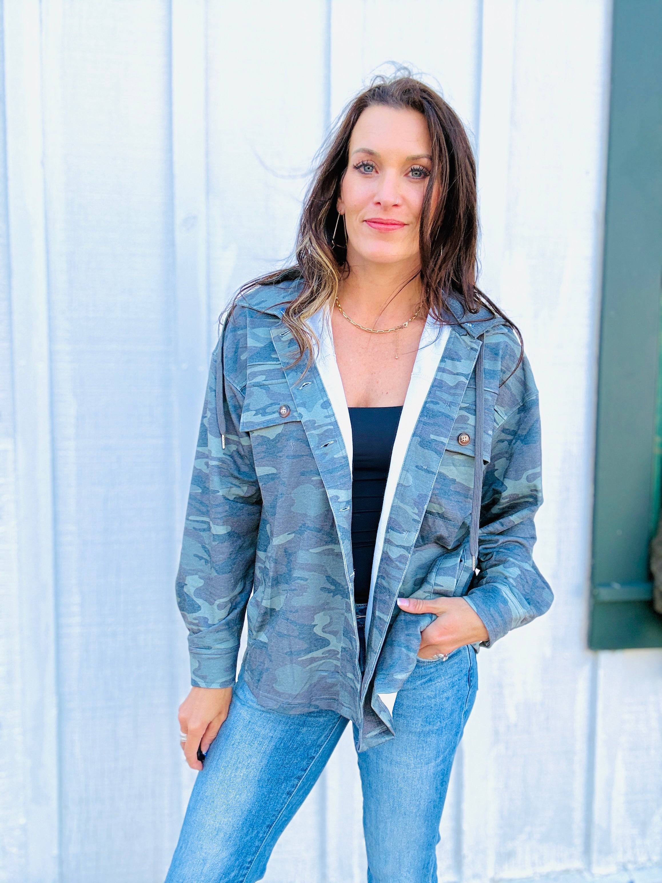 Birdie Hooded Shacket