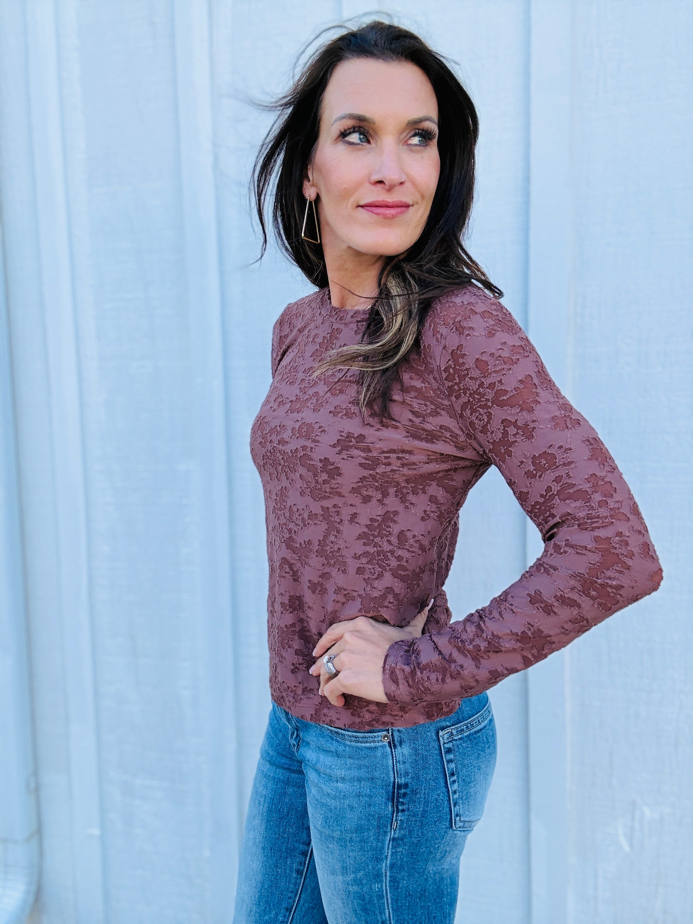 Dylan L/S Willa Knit Tee