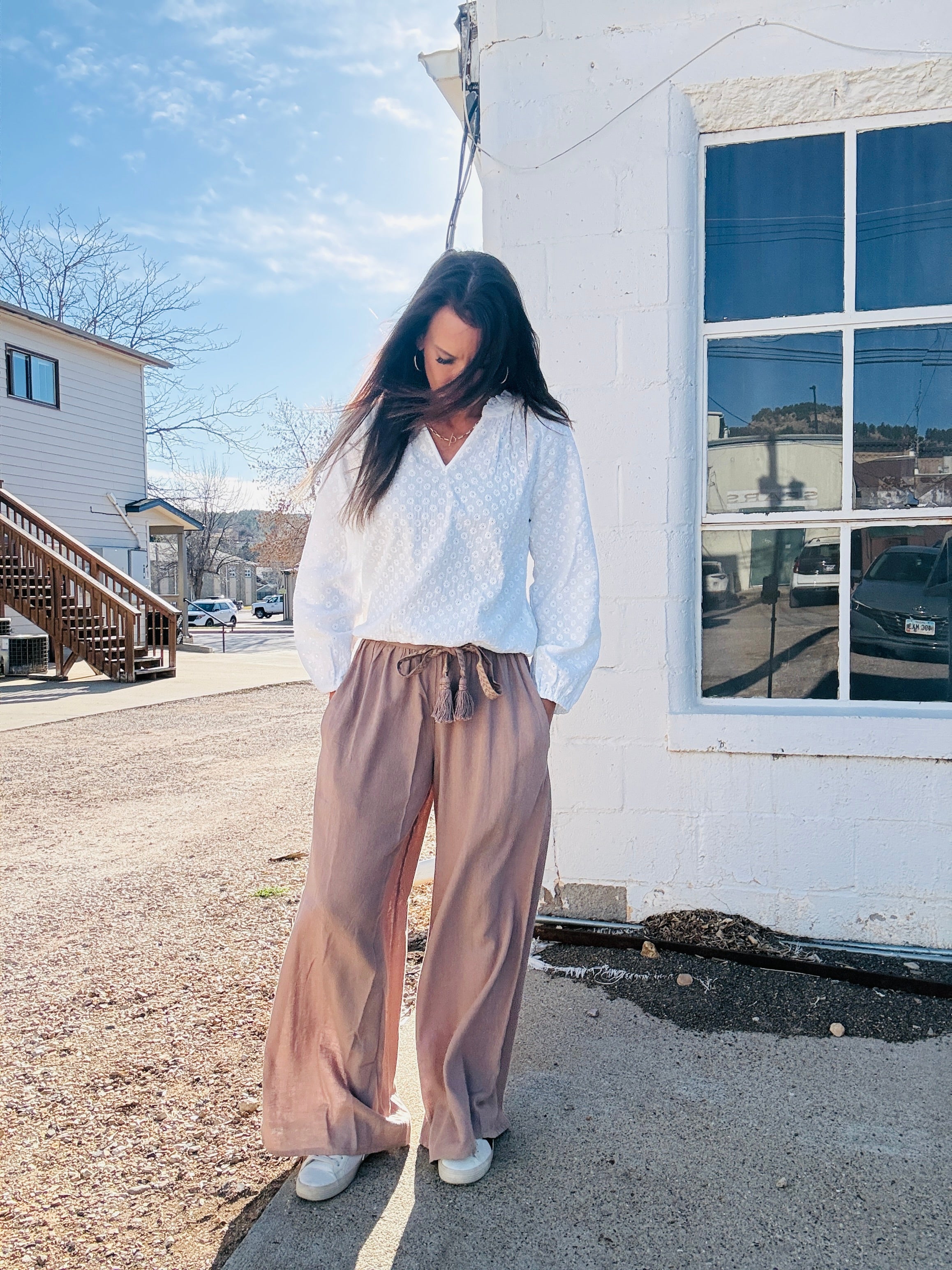 Elan Flair Tie Pants