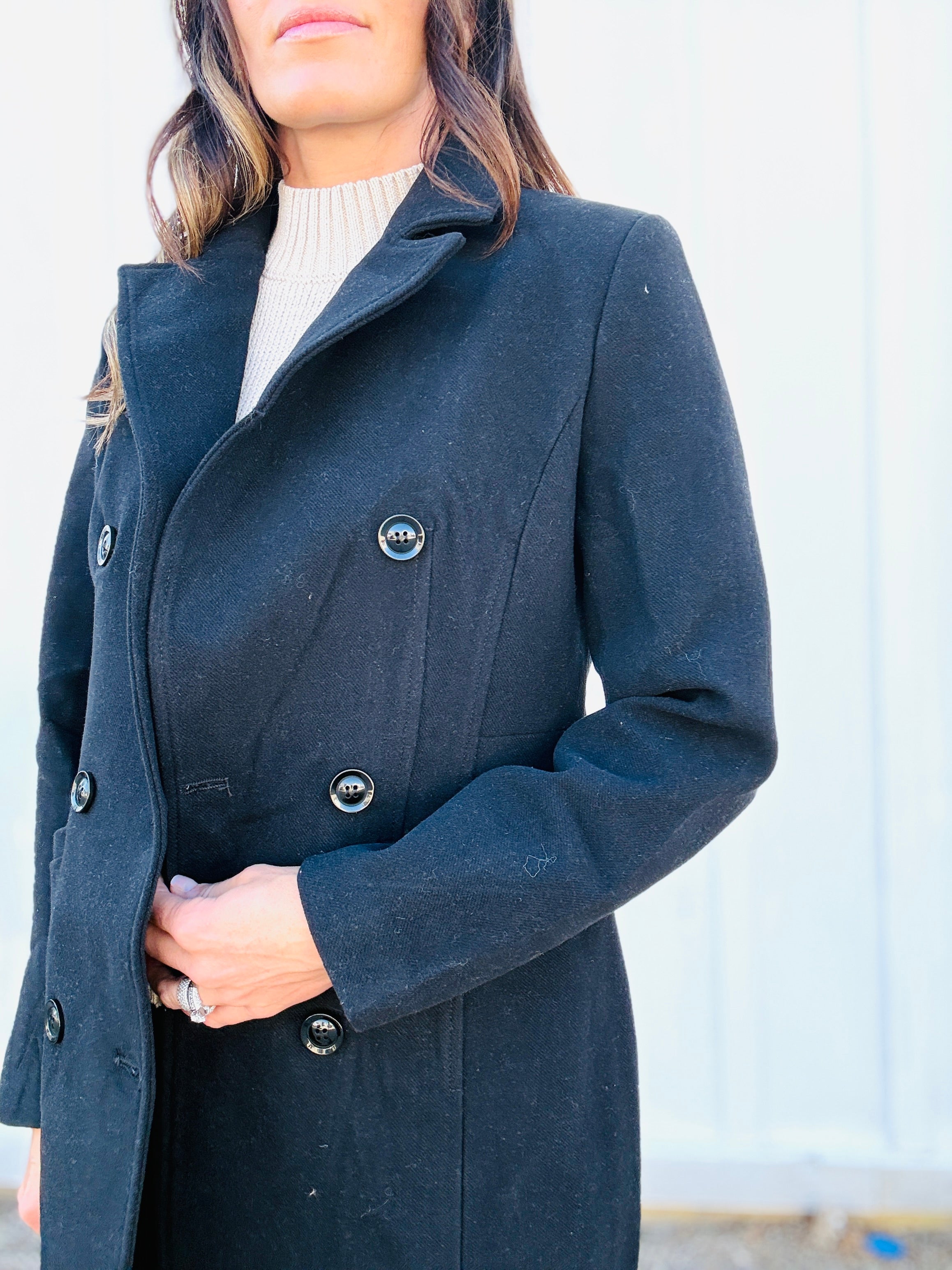 Brooklyn Oversized Twill Coat