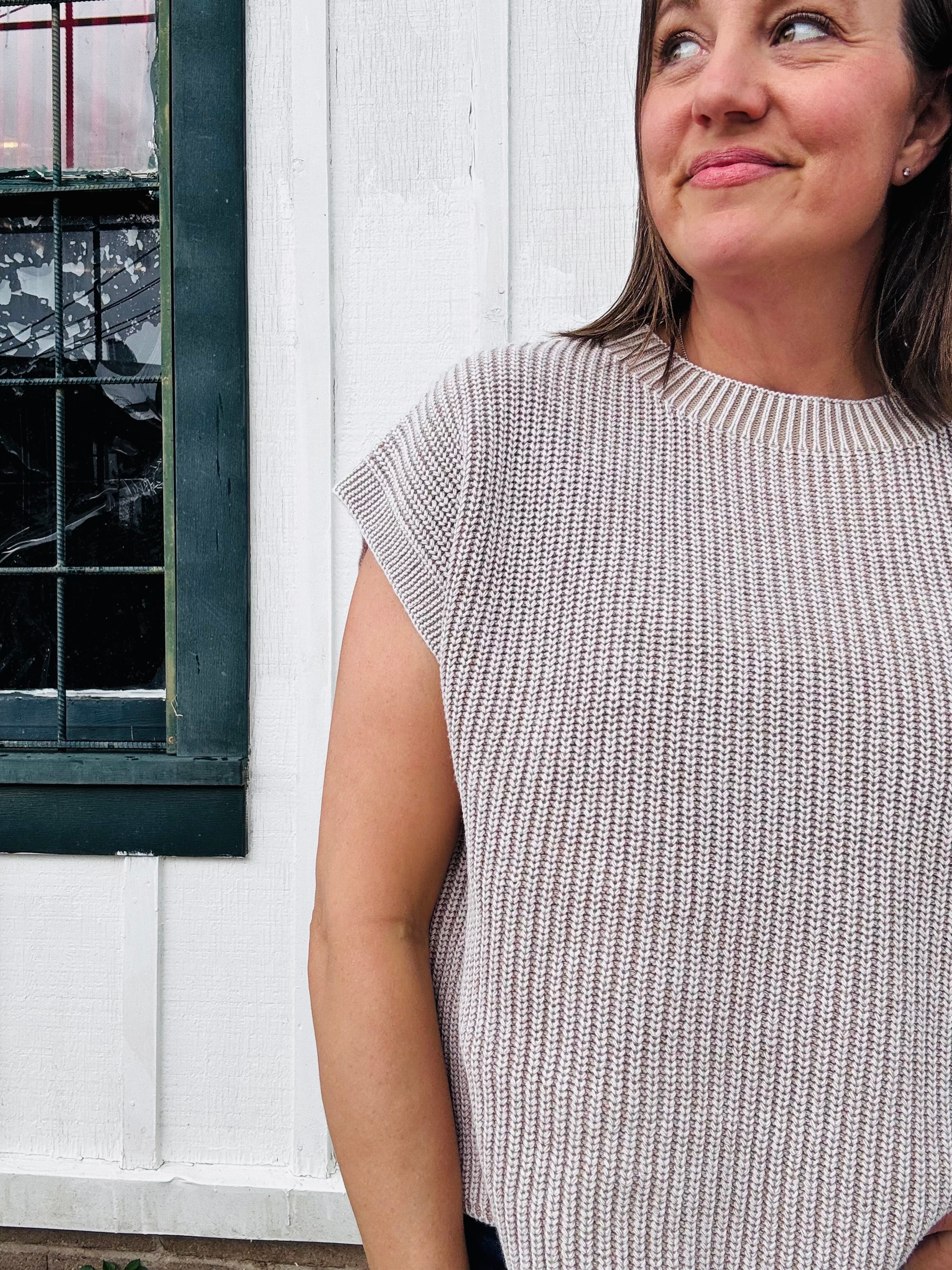 Washed Drop Shoulder Top