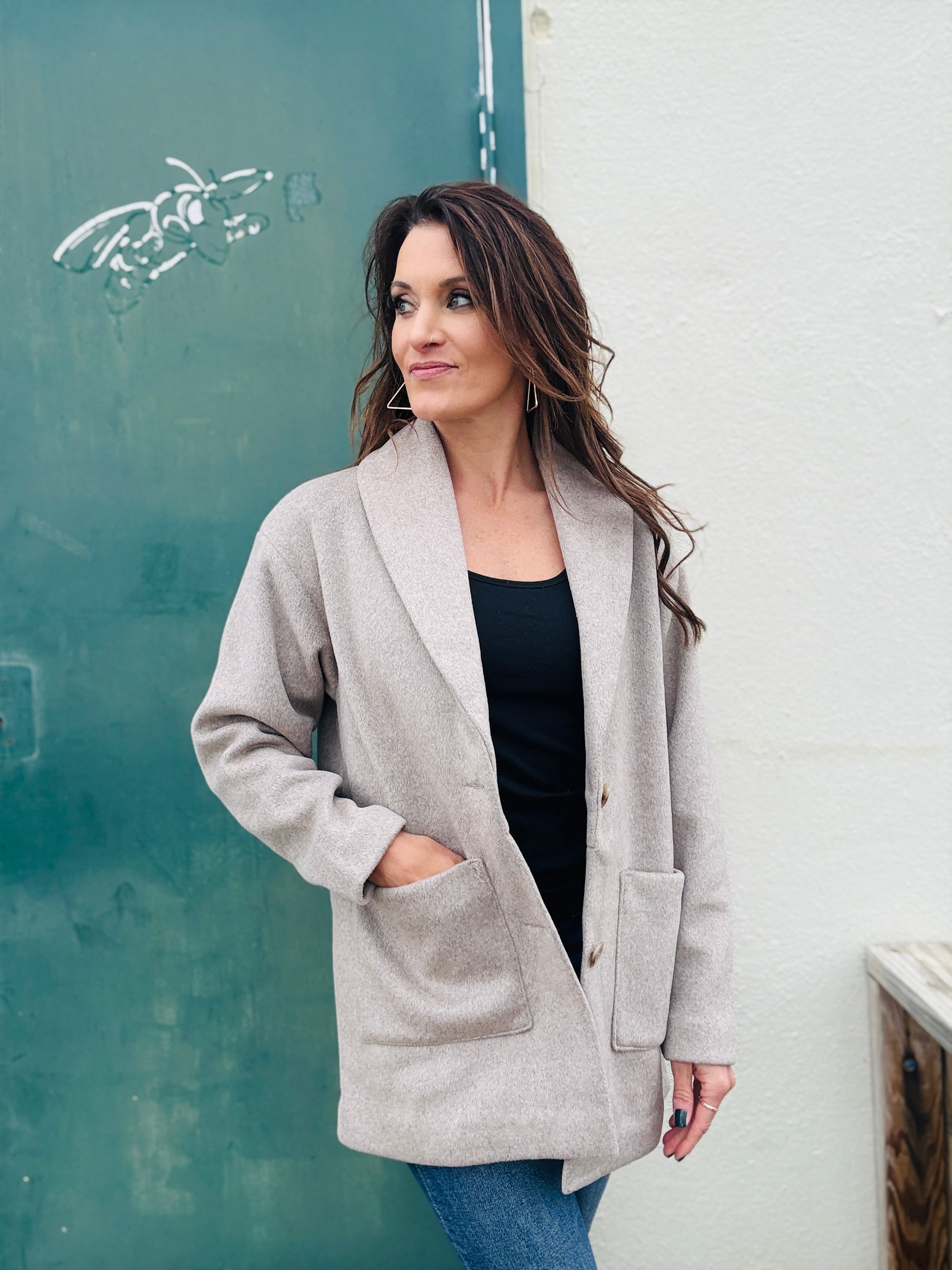 Z SUPPLY Lennon Heathered Coat