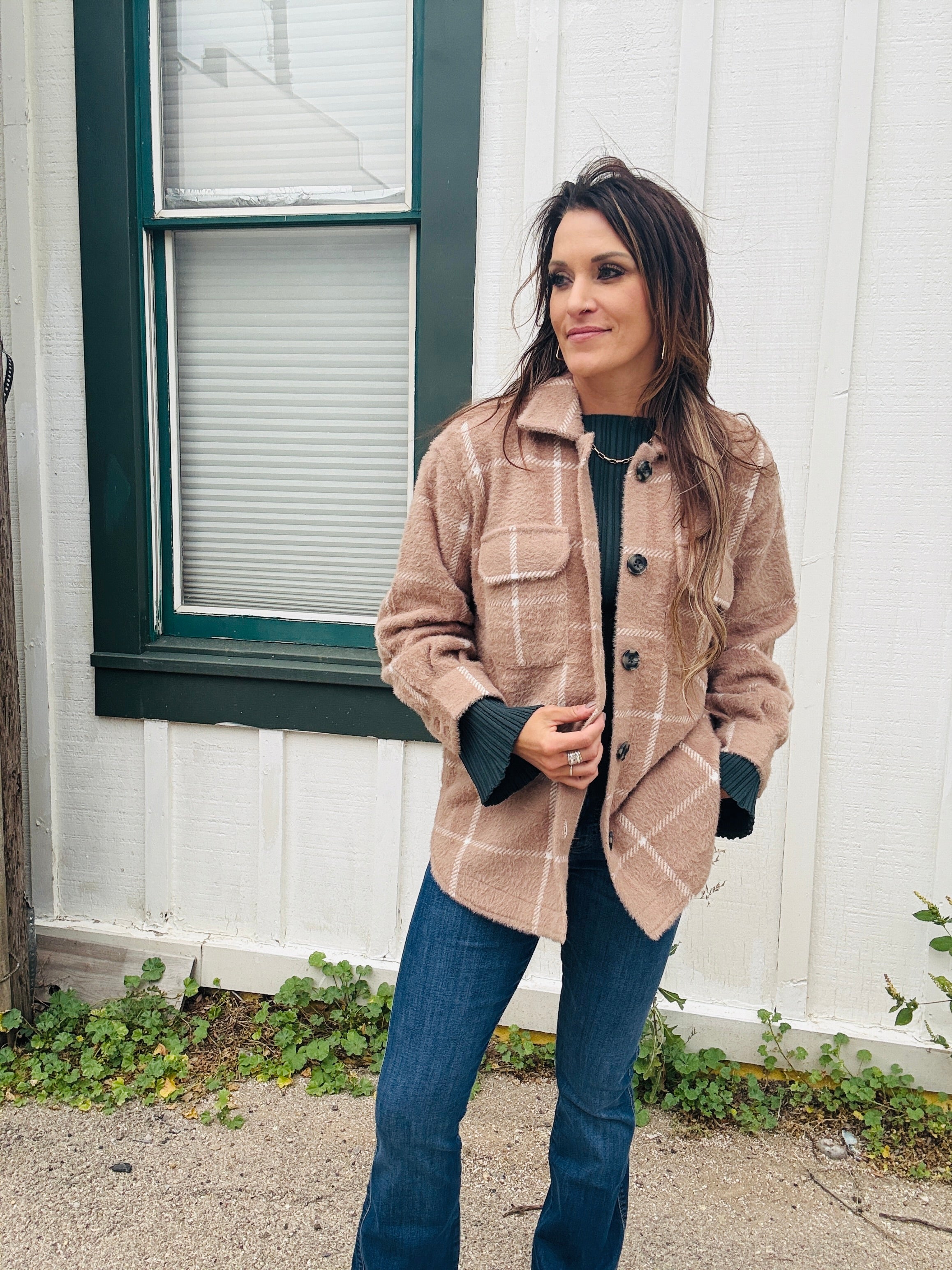 Z SUPPLY Plaid Tucker Jacket