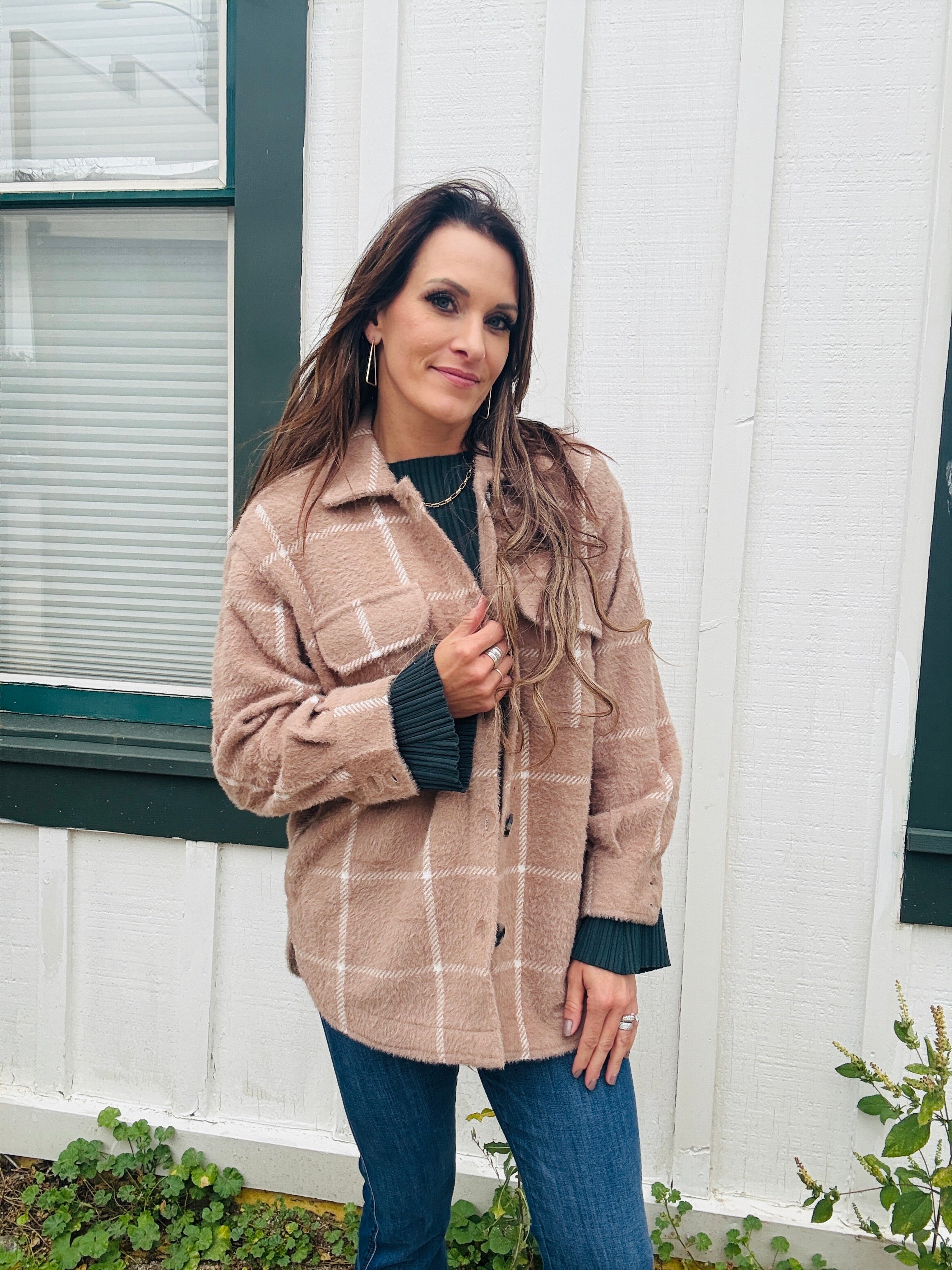 Z SUPPLY Plaid Tucker Jacket