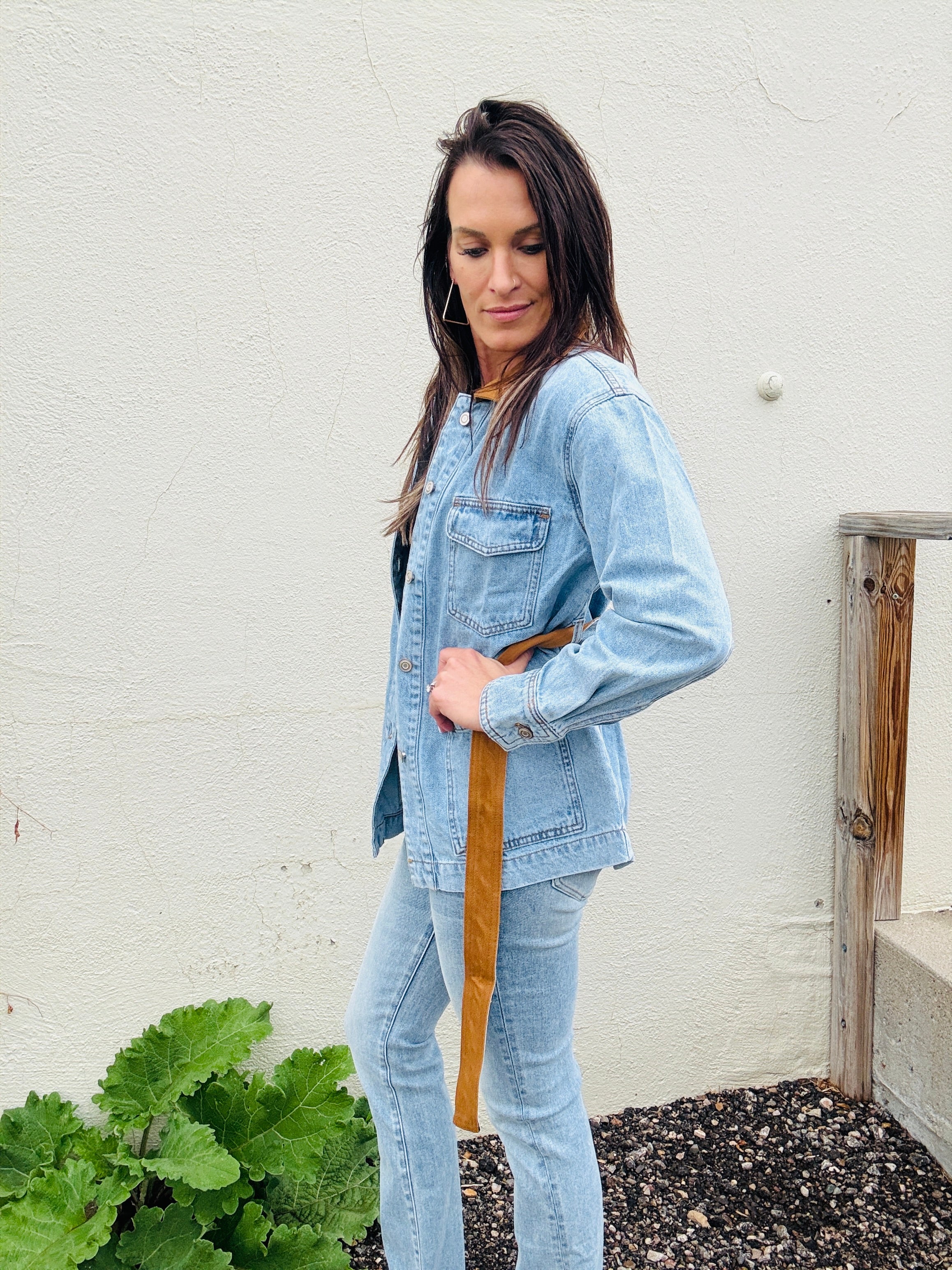 Elan Tie Waist Barn Jacket