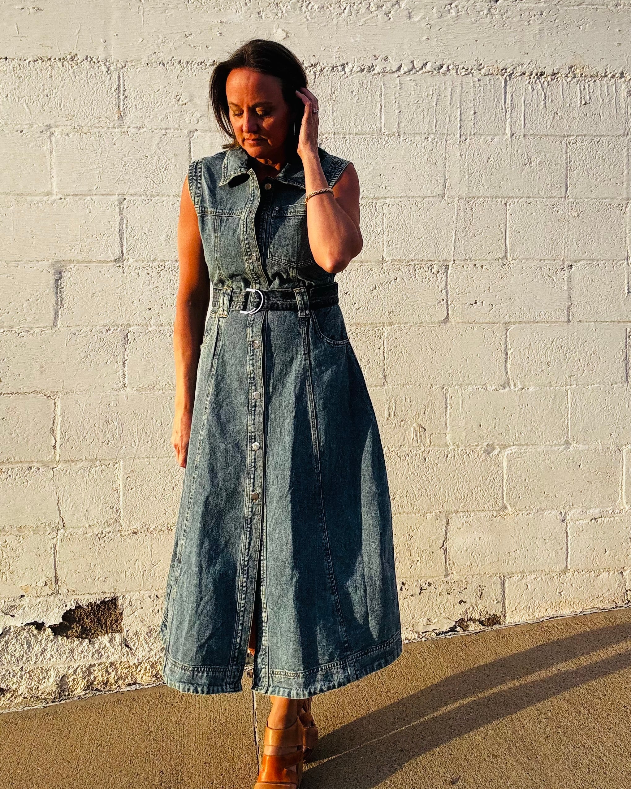 Elan Classic Denim Dress