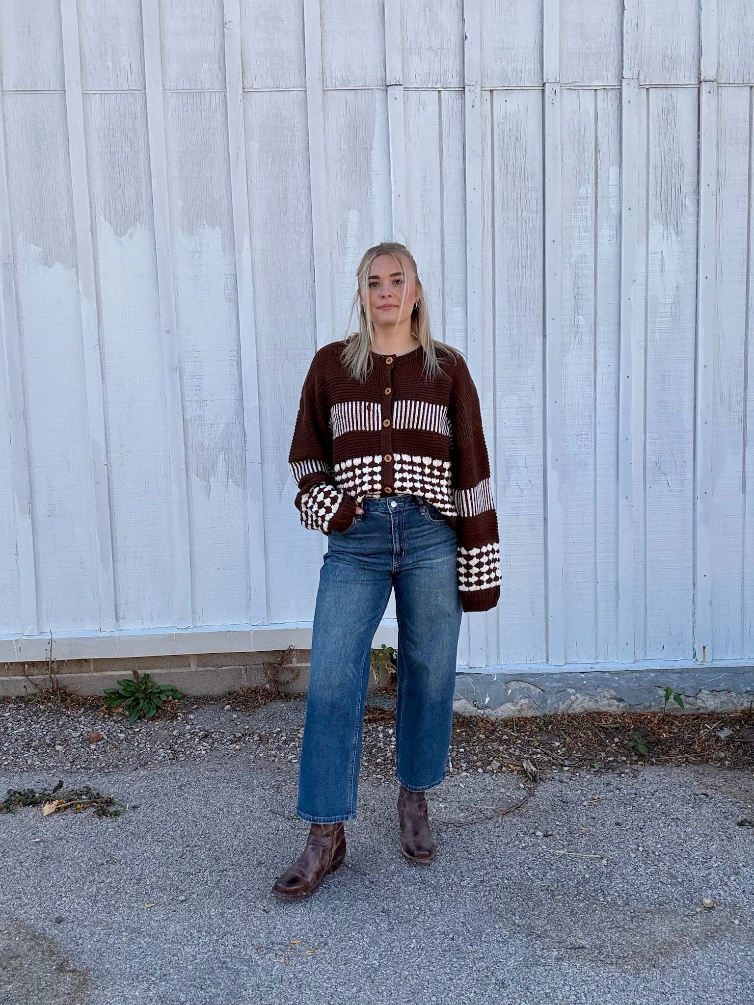 Braylee Patterned Cardigan