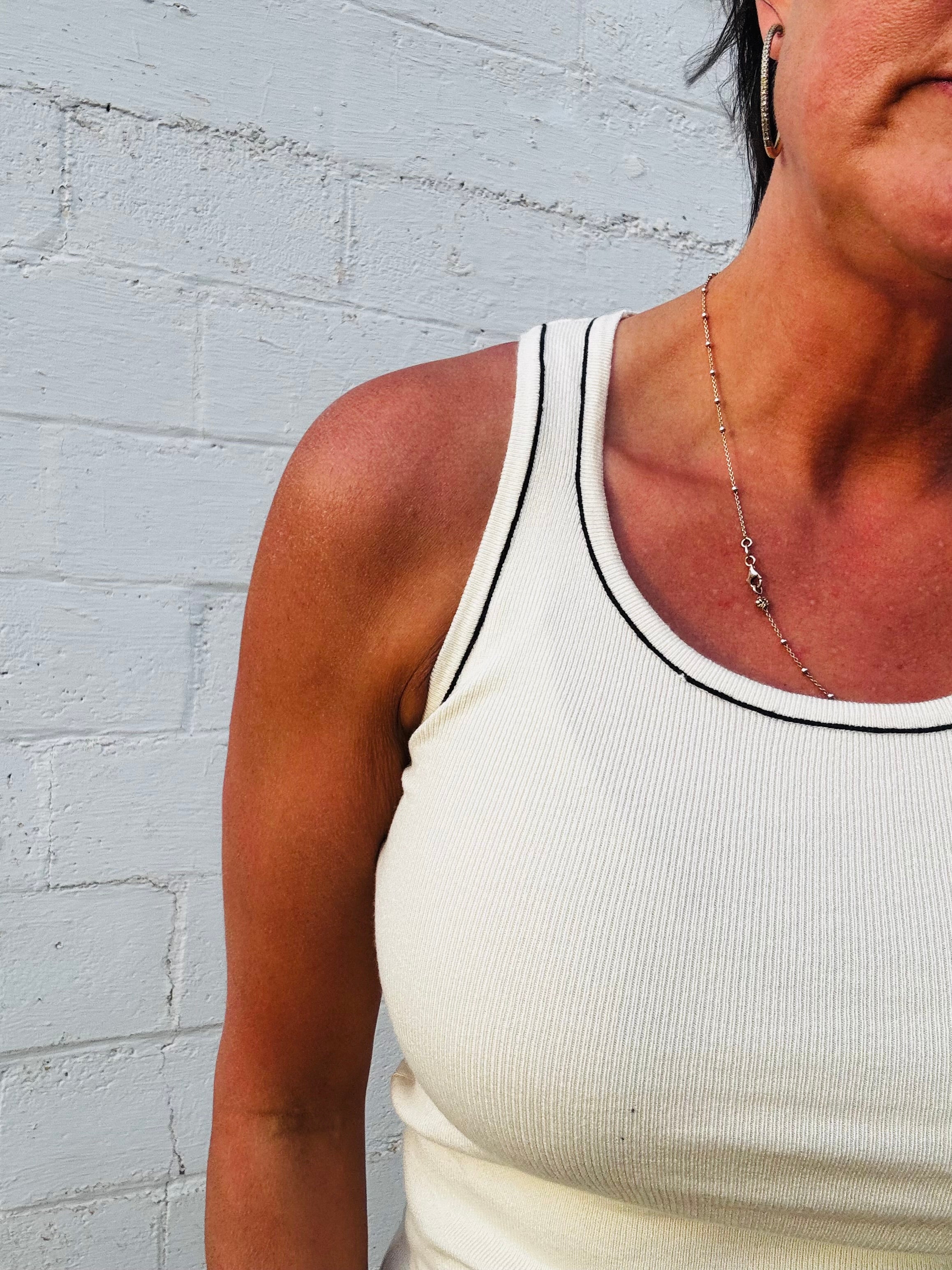 Elan Scottie Contrast Tank