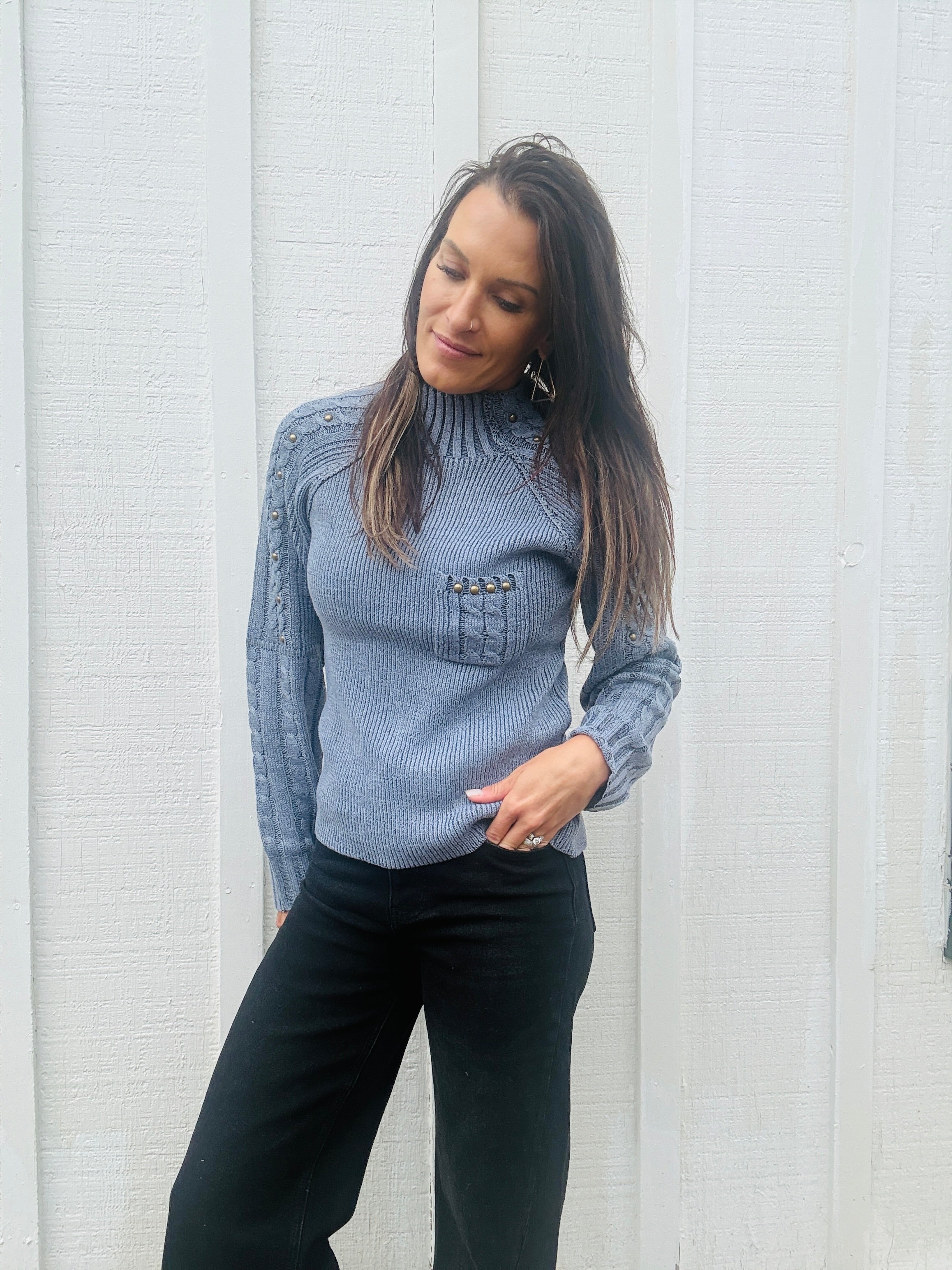 POL Stud Sweater