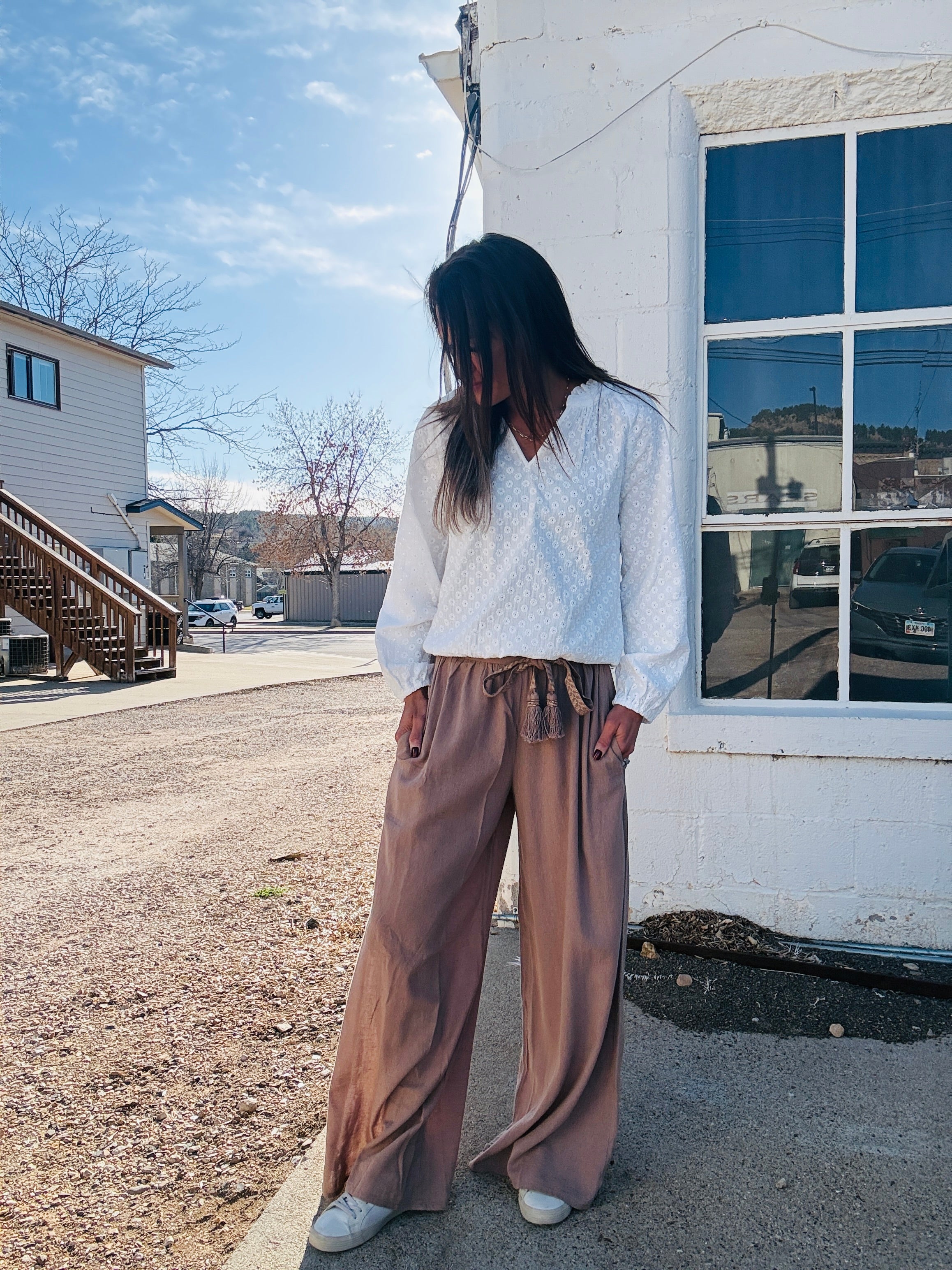 Elan Flair Tie Pants