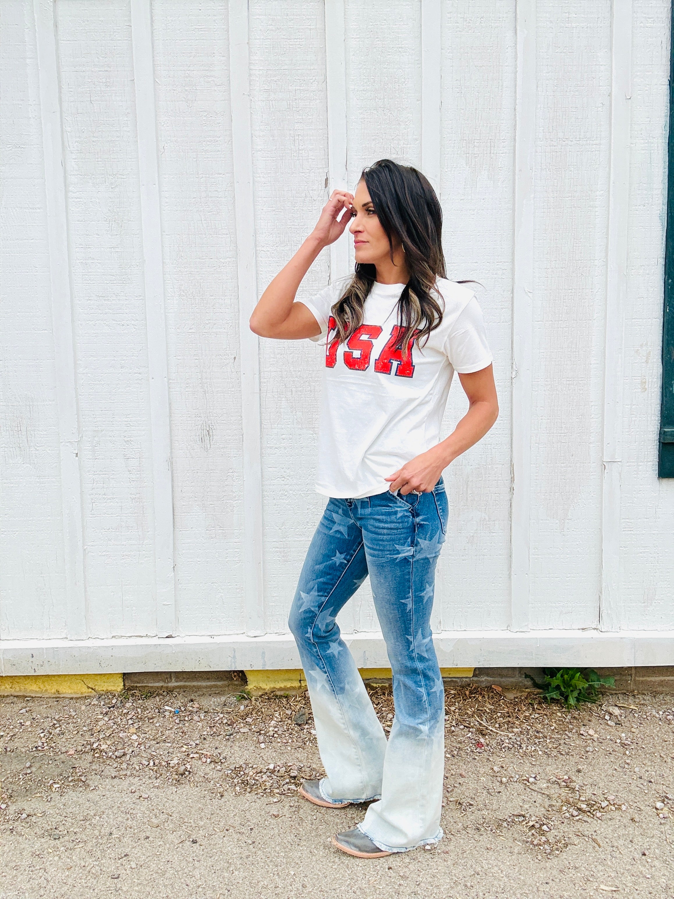 Z Supply USA Boyfriend Tee