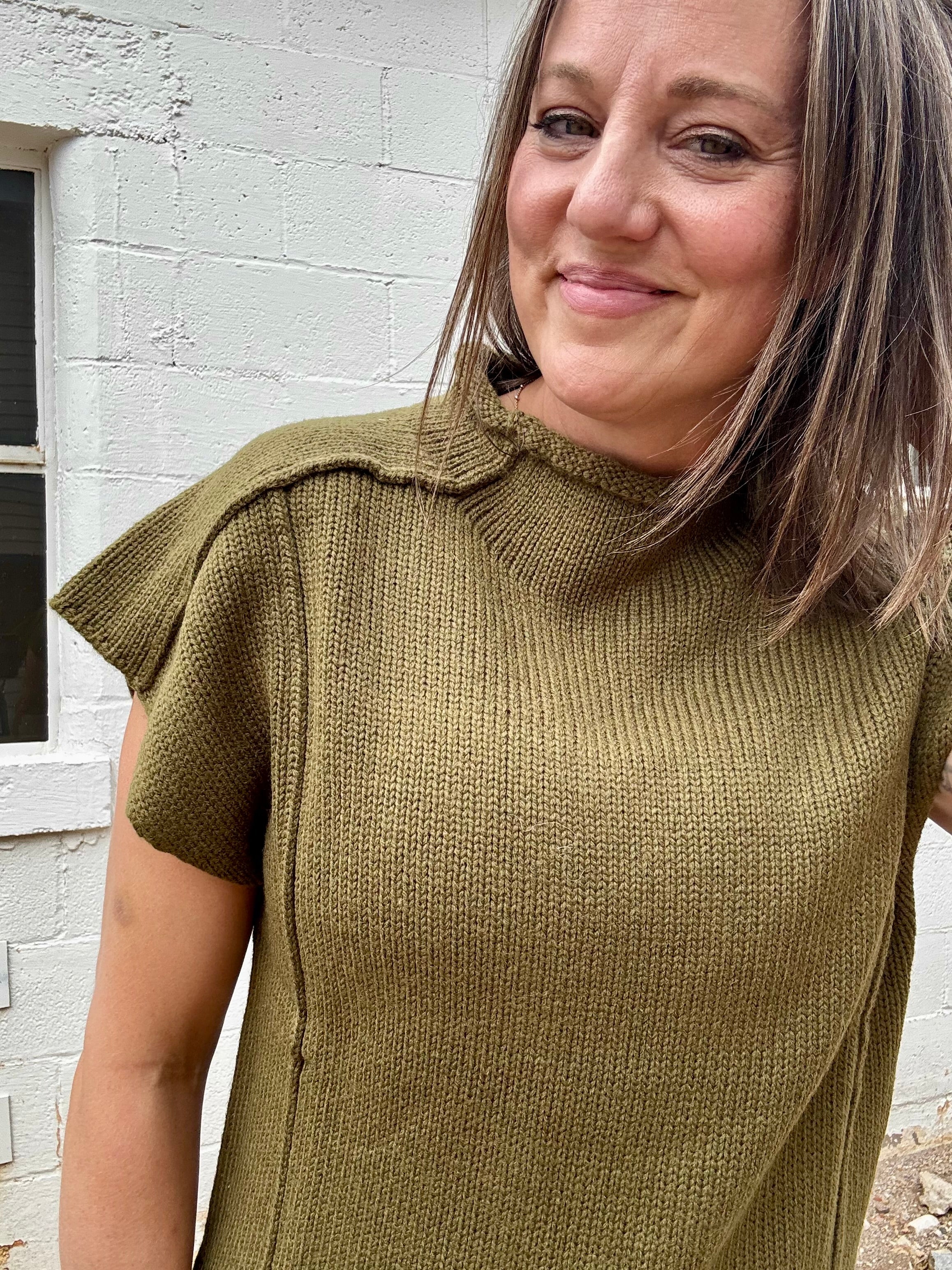 ELAN Laurel Ribbed Knit Top