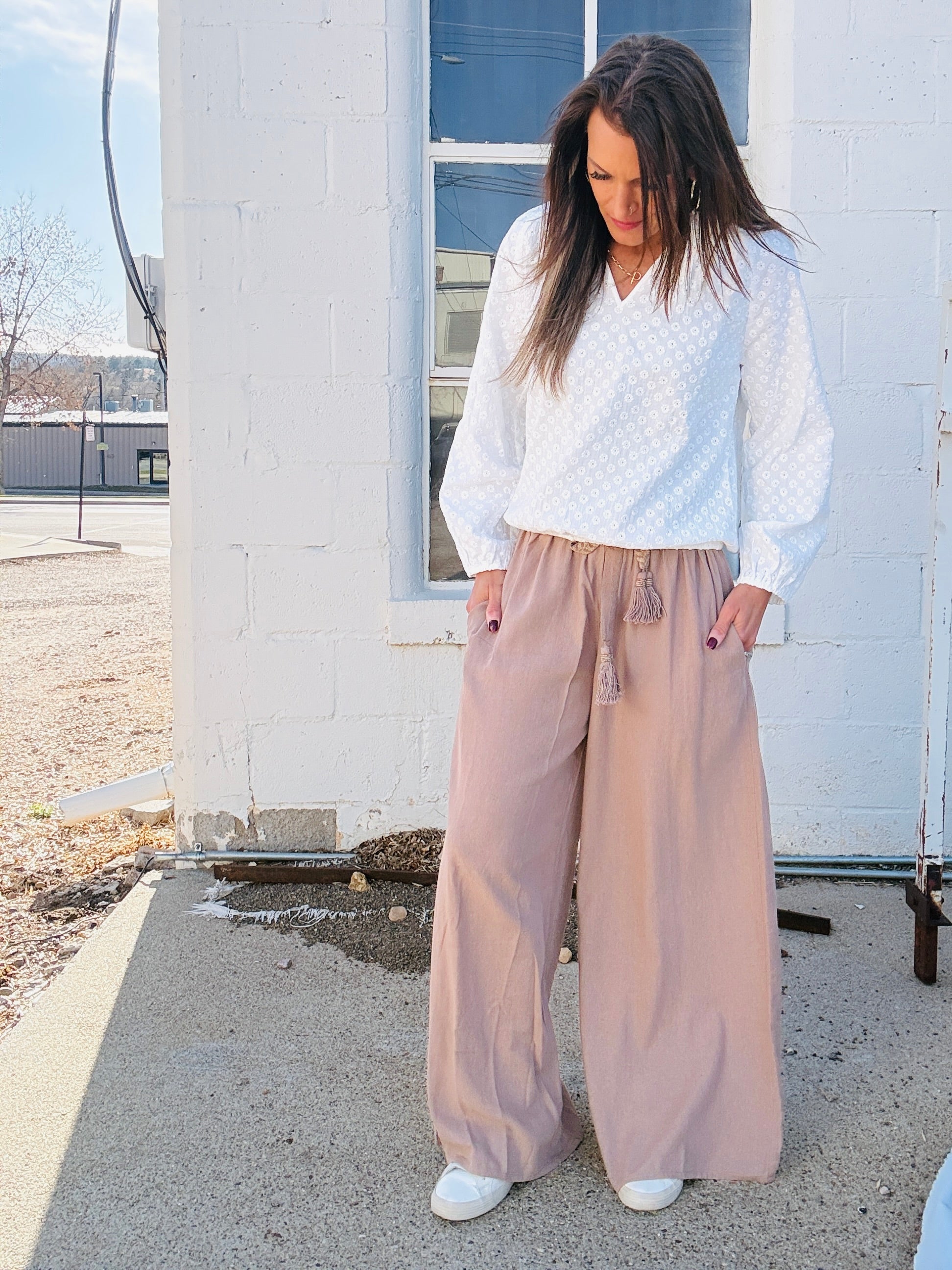 Elan Flair Tie Pants