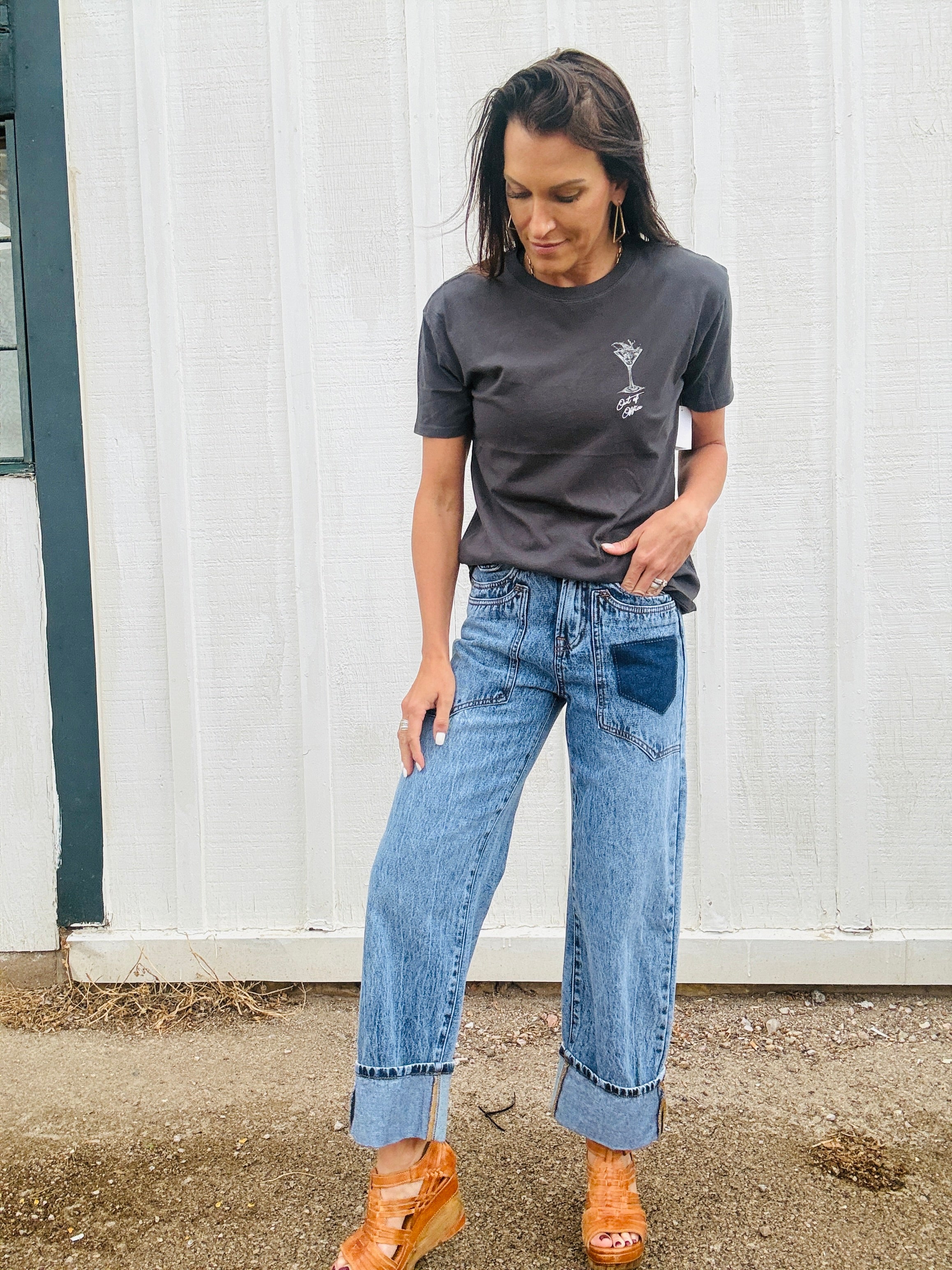 Z Supply Martini Boyfriend Tee