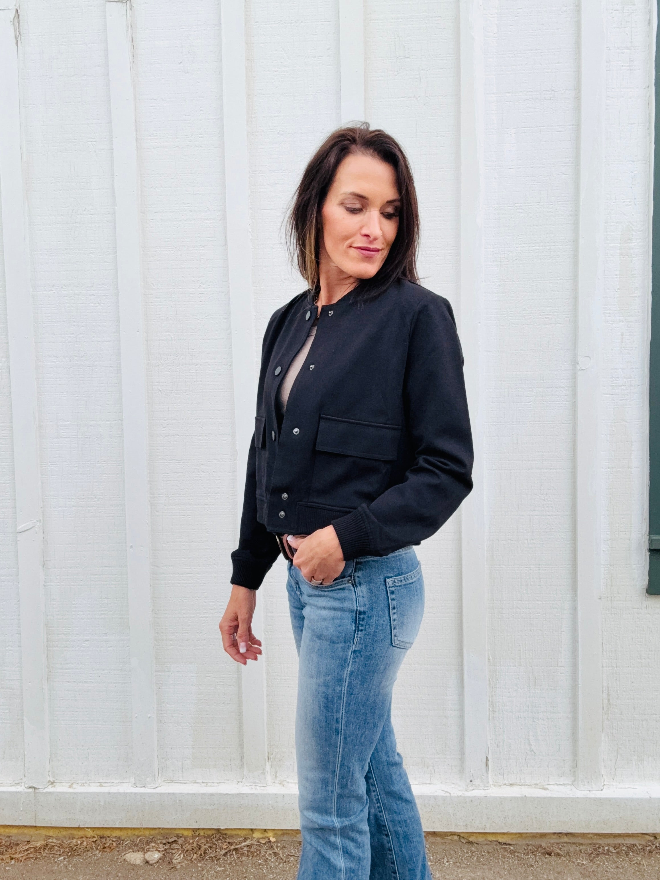 ELAN Kennedy Bomber Jacket