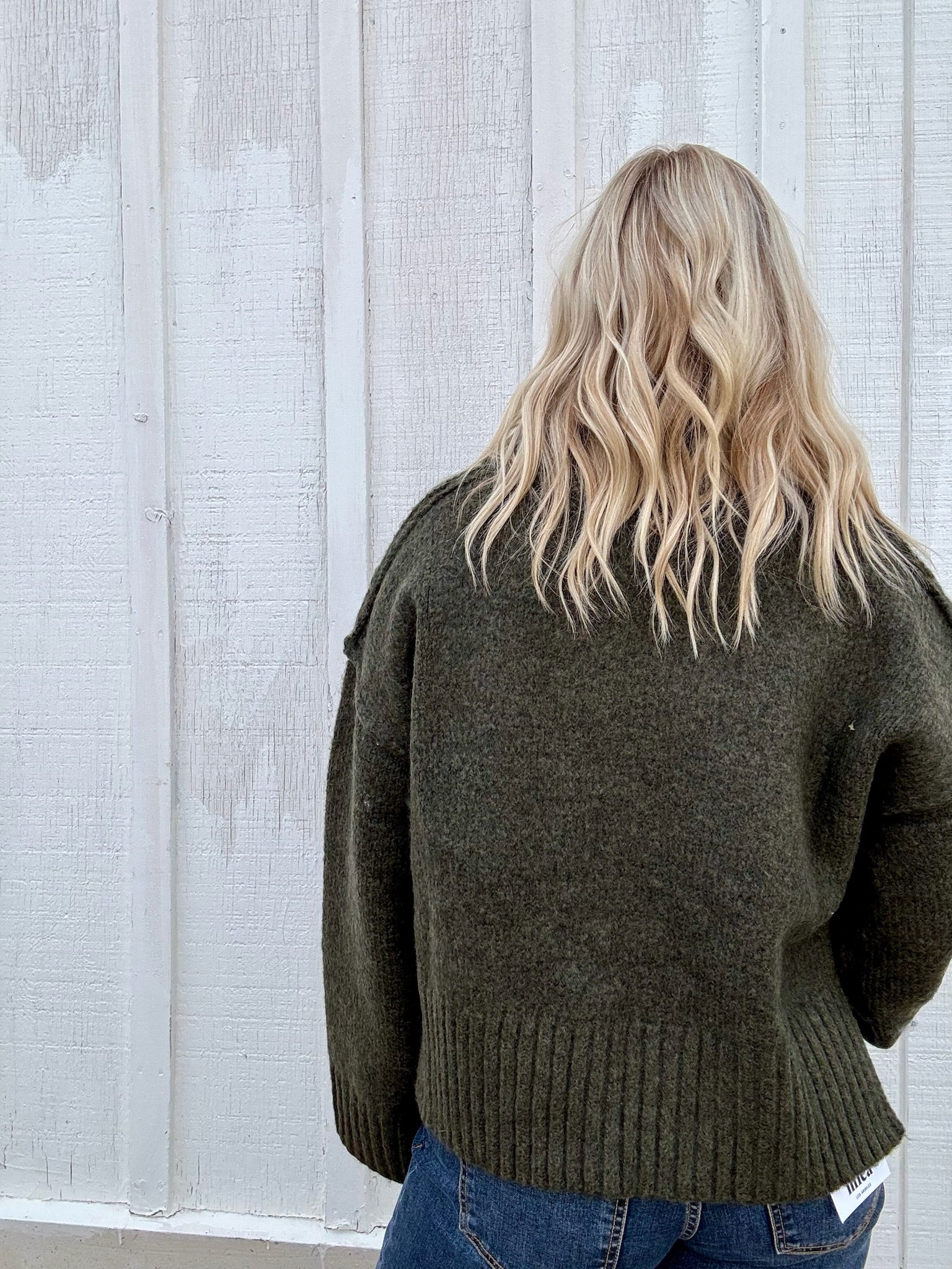 Polo Collar Cloud Sweater