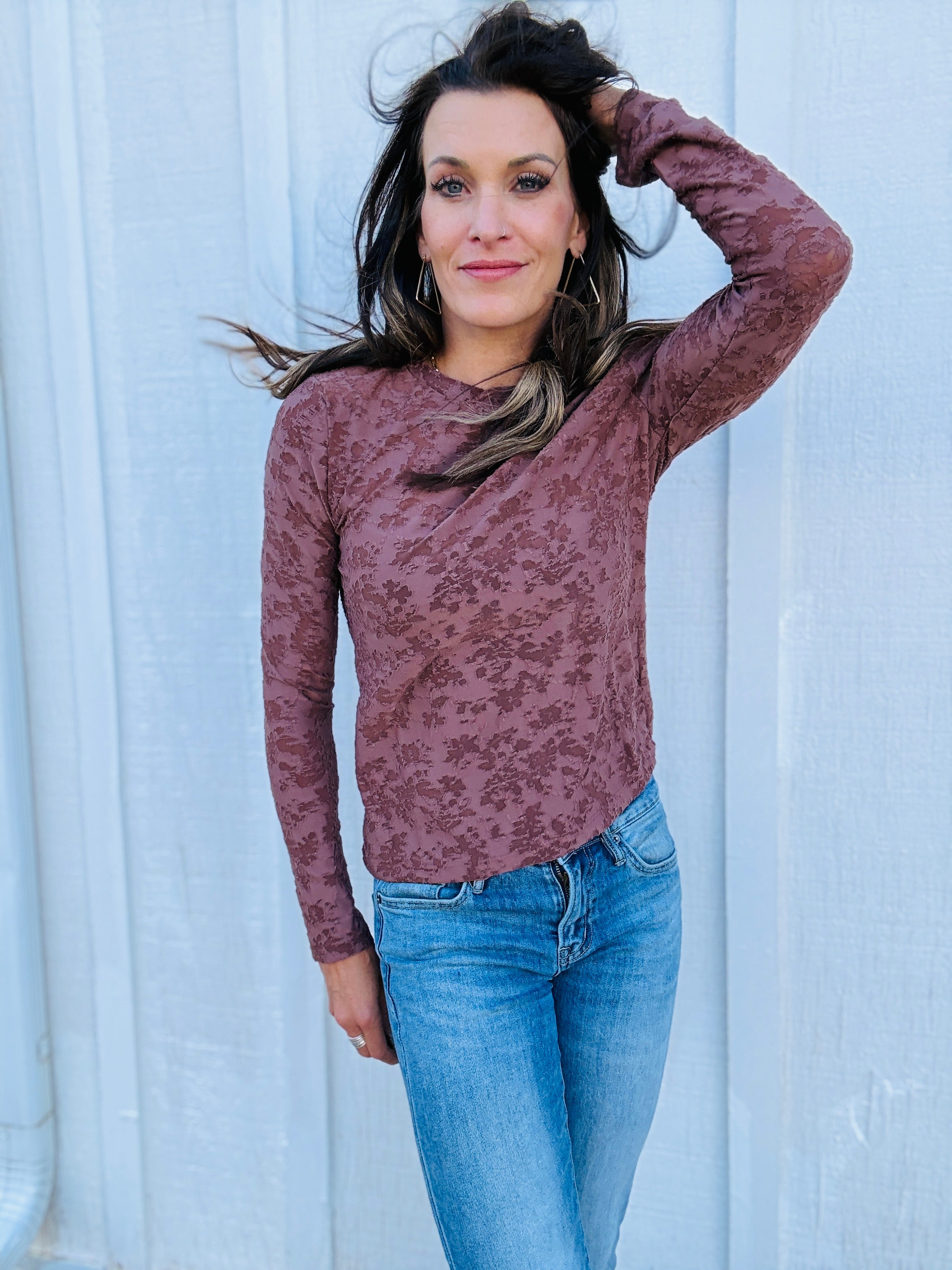 Dylan L/S Willa Knit Tee