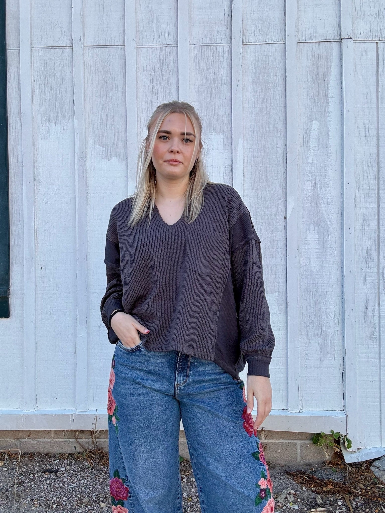 Raw Edge Everyday Top