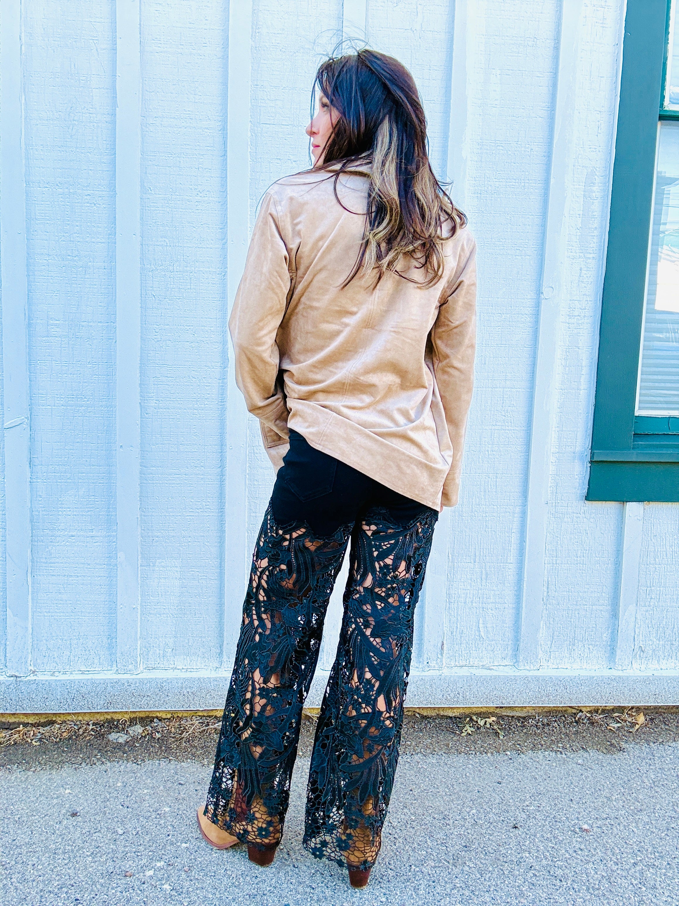Cutout HR WL Fav Black Jeans