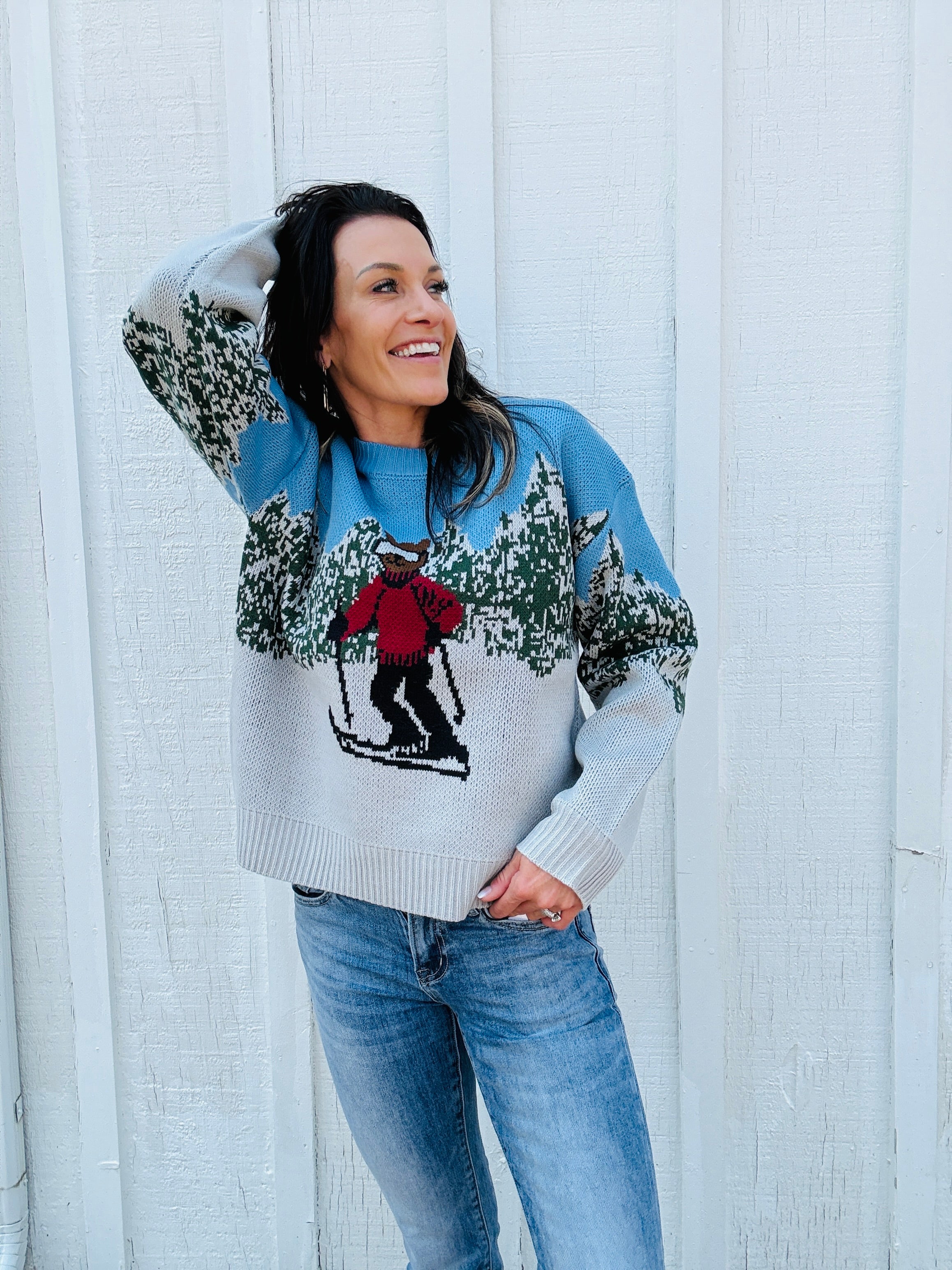 Teddy Skier Sweater