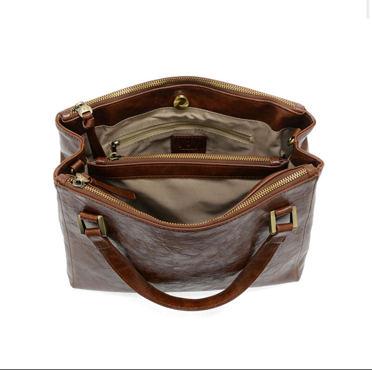 Shawna Triple Zip Satchel