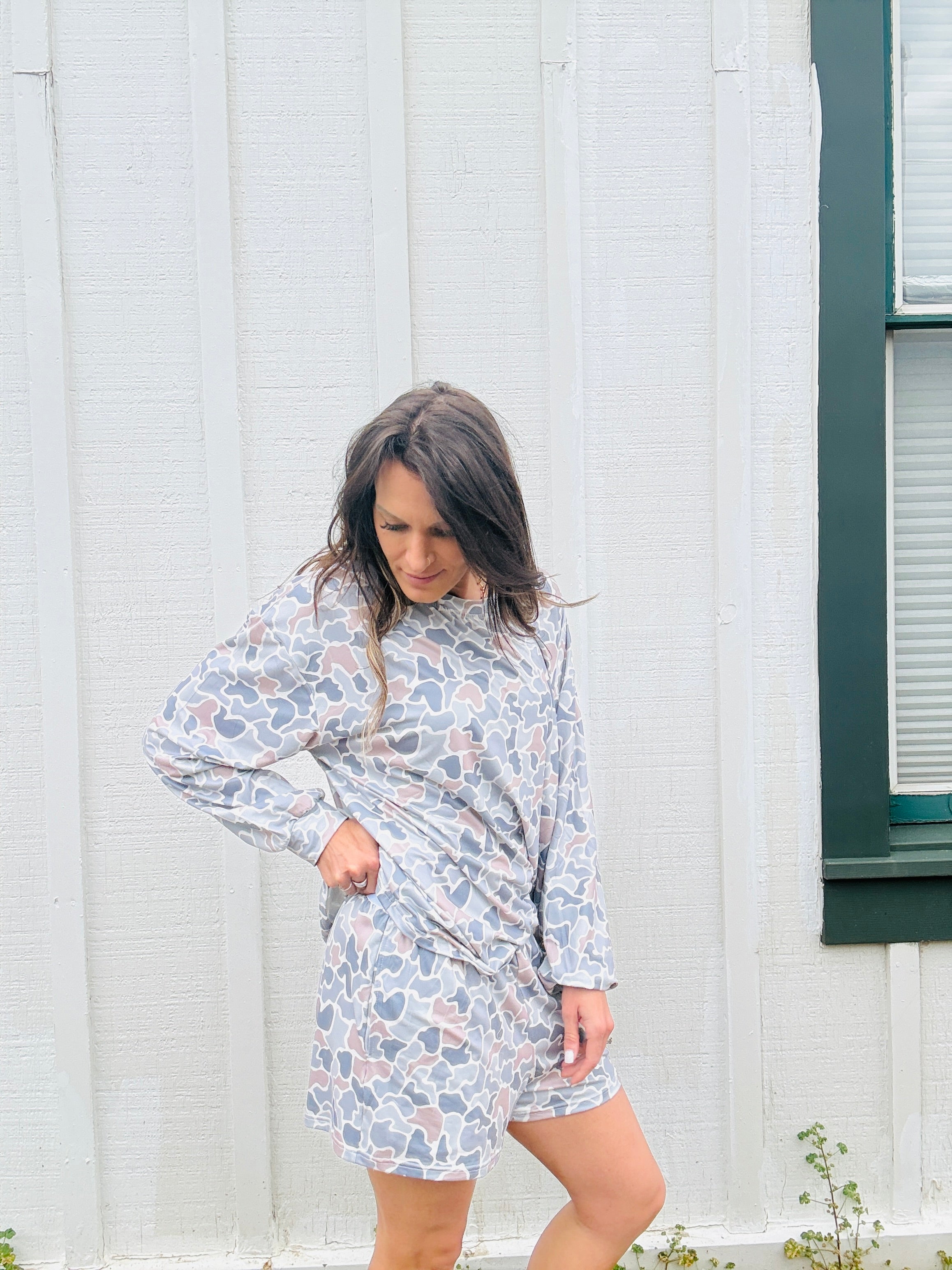 Birdie Camo Long Sleeve Boxer SET