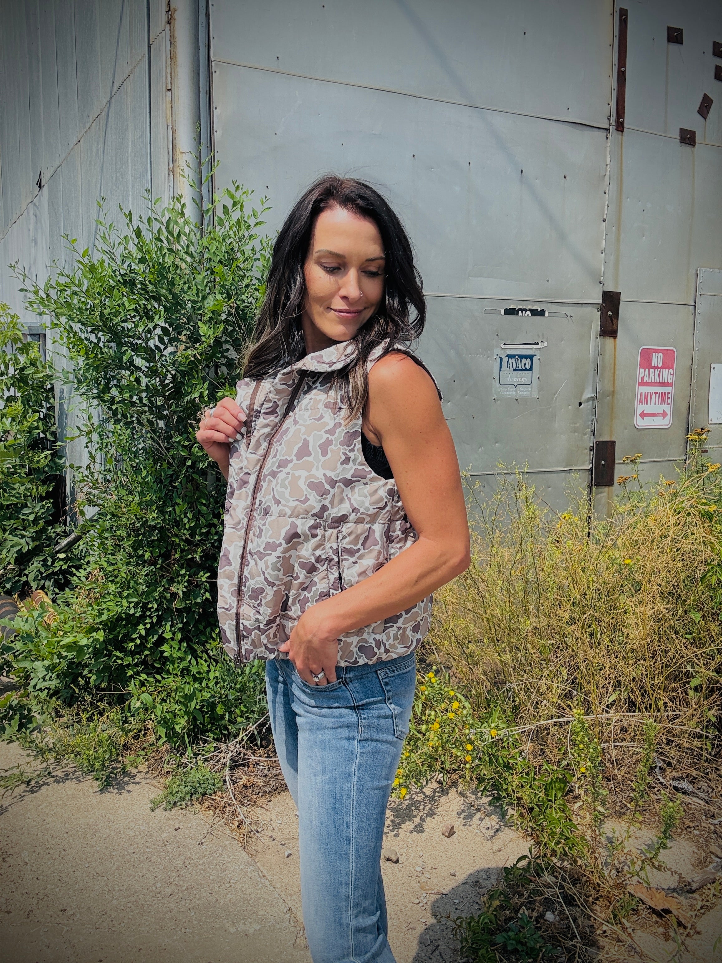 BIRDIE Camo Puffer Vest