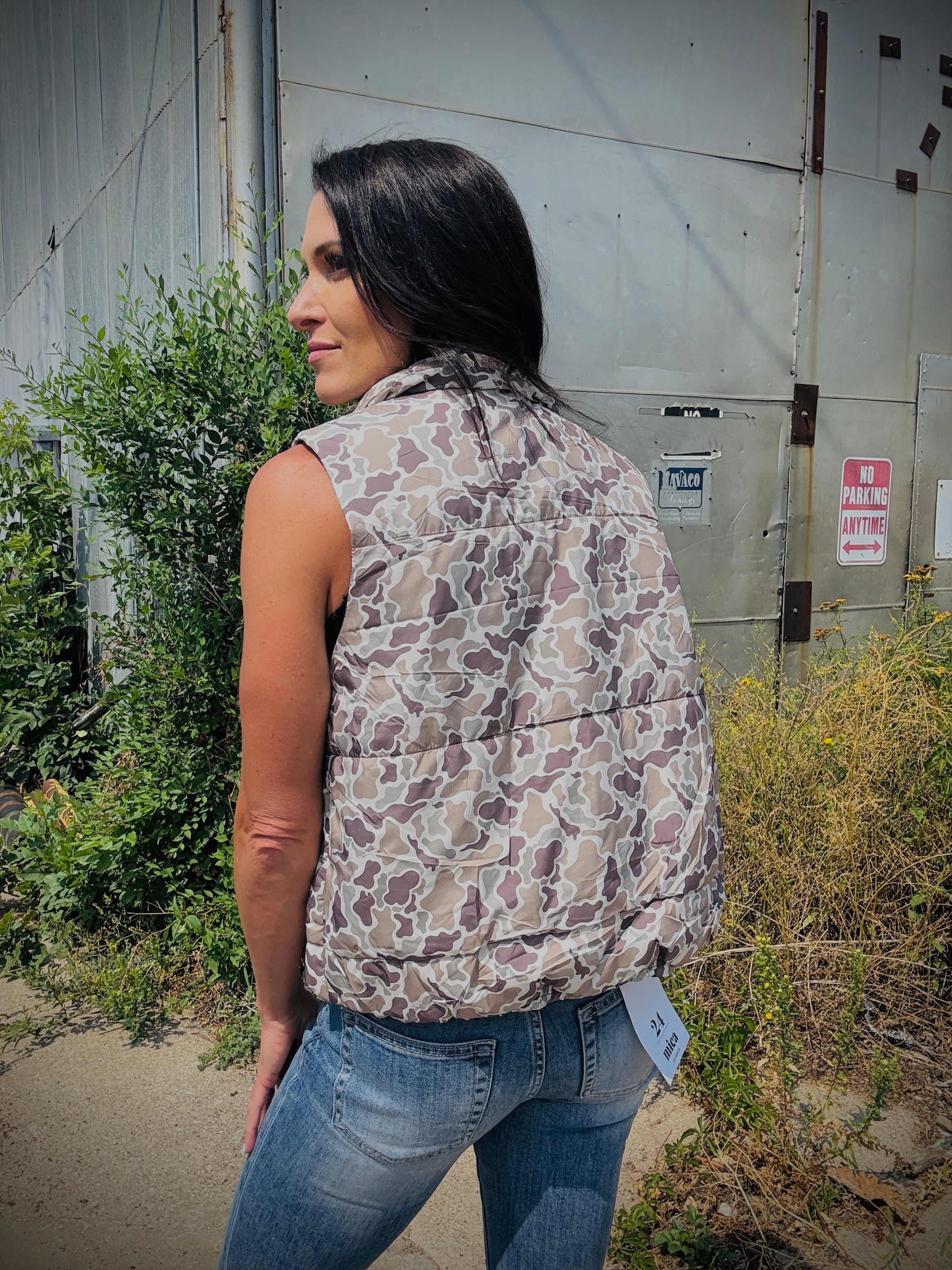 BIRDIE Camo Puffer Vest