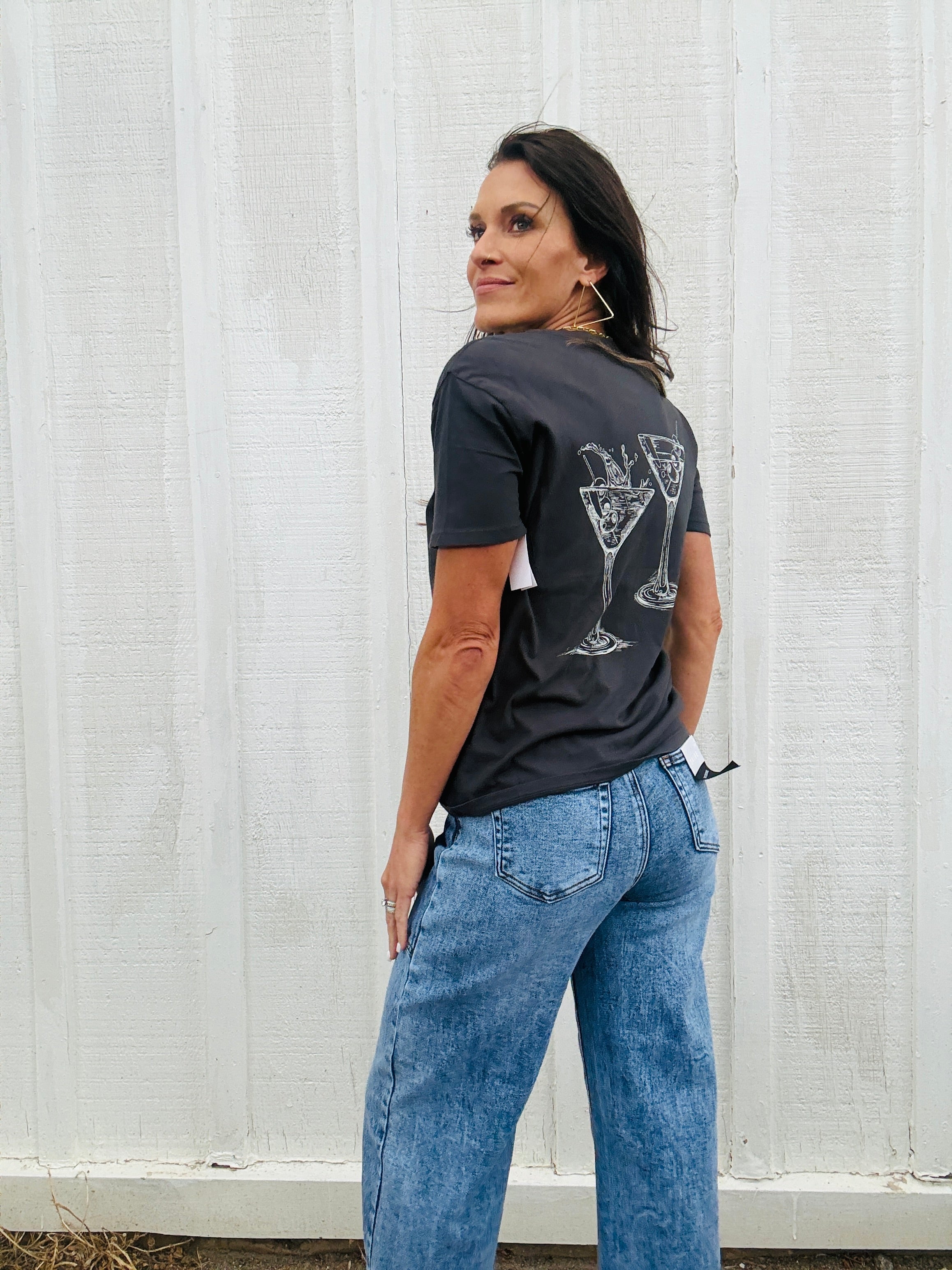 Z Supply Martini Boyfriend Tee
