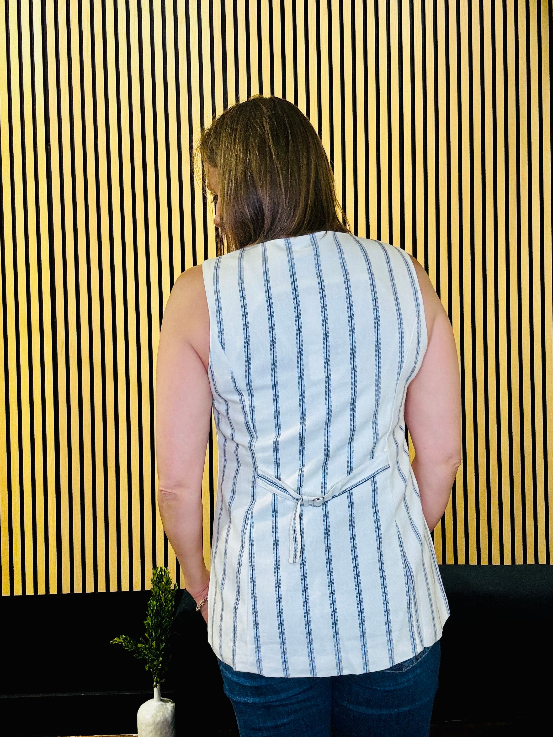 Blaire Striped Vest