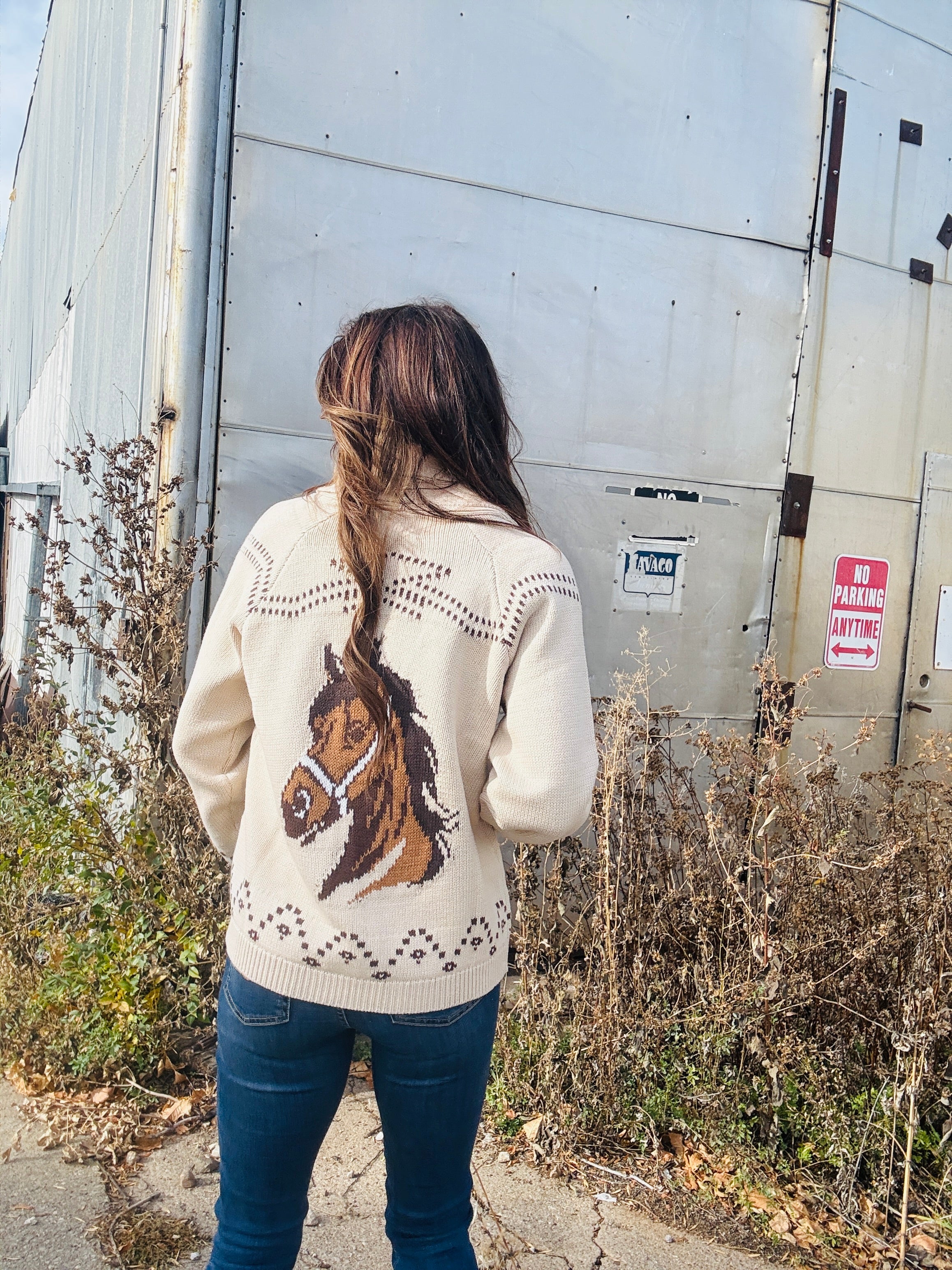 Horse Shawl Cardigan