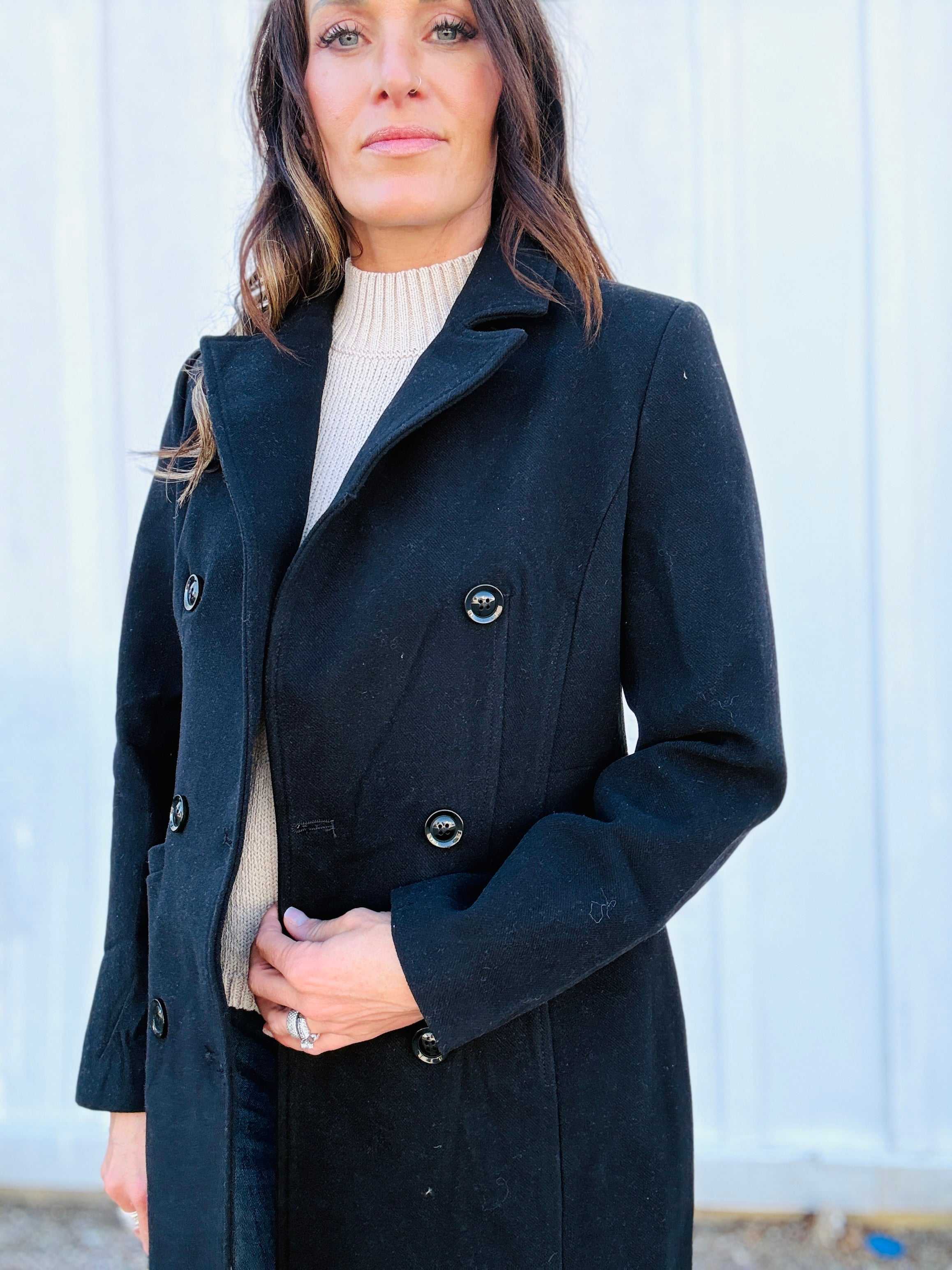 Brooklyn Oversized Twill Coat