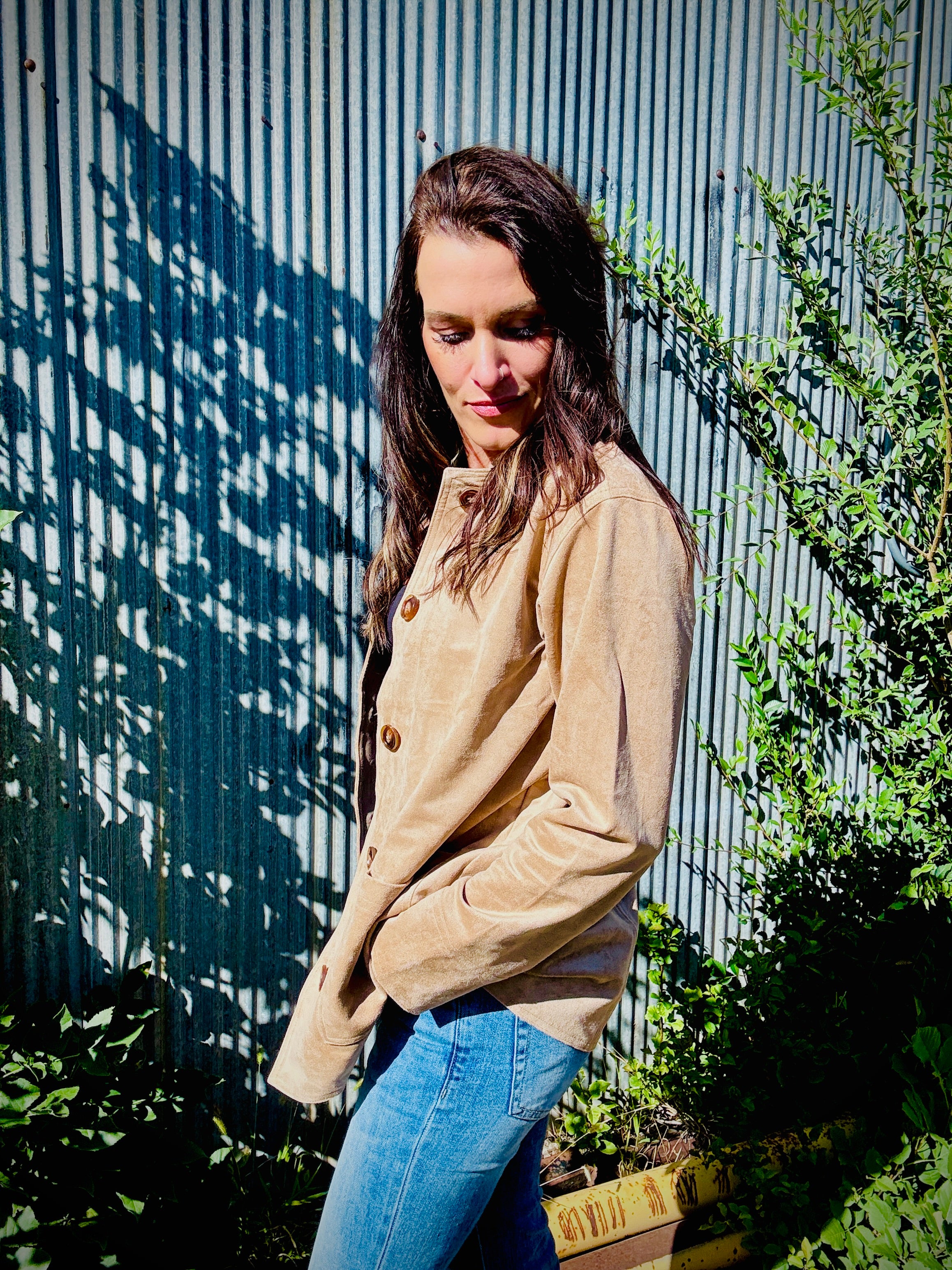 Z Supply Decker Suede Chore Coat