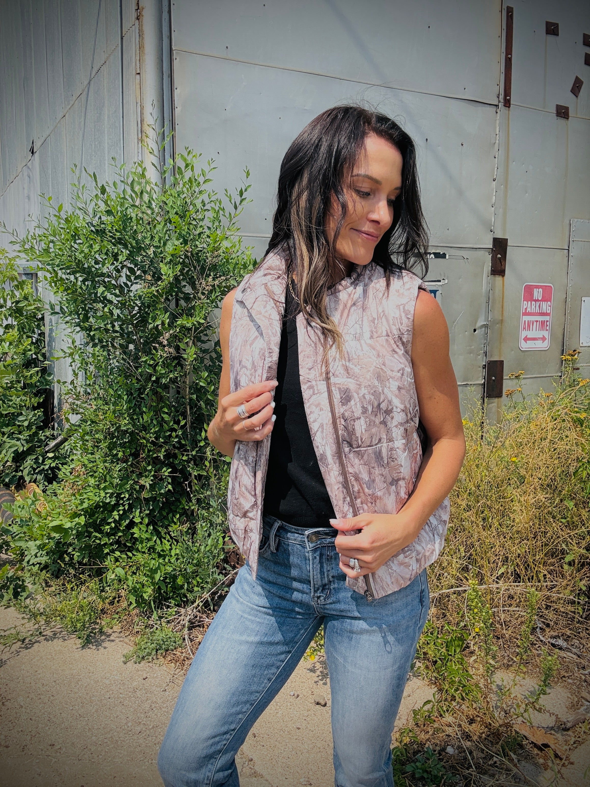 BIRDIE Camo Puffer Vest